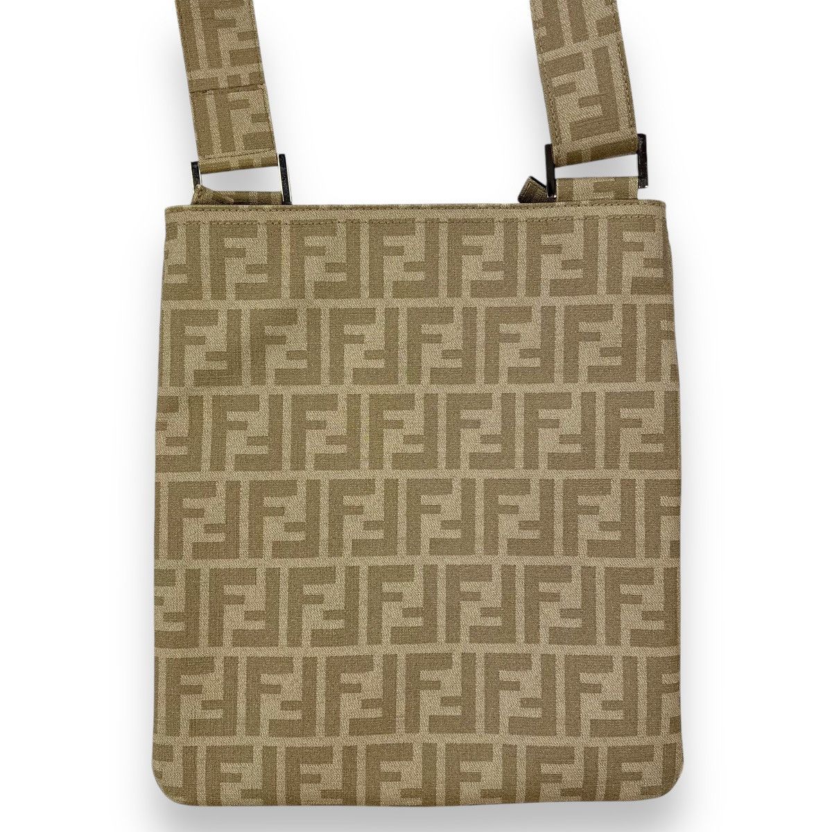 Fendi Fendi FF Beige Cross Body Bag Size ONE SIZE - 3 Thumbnail