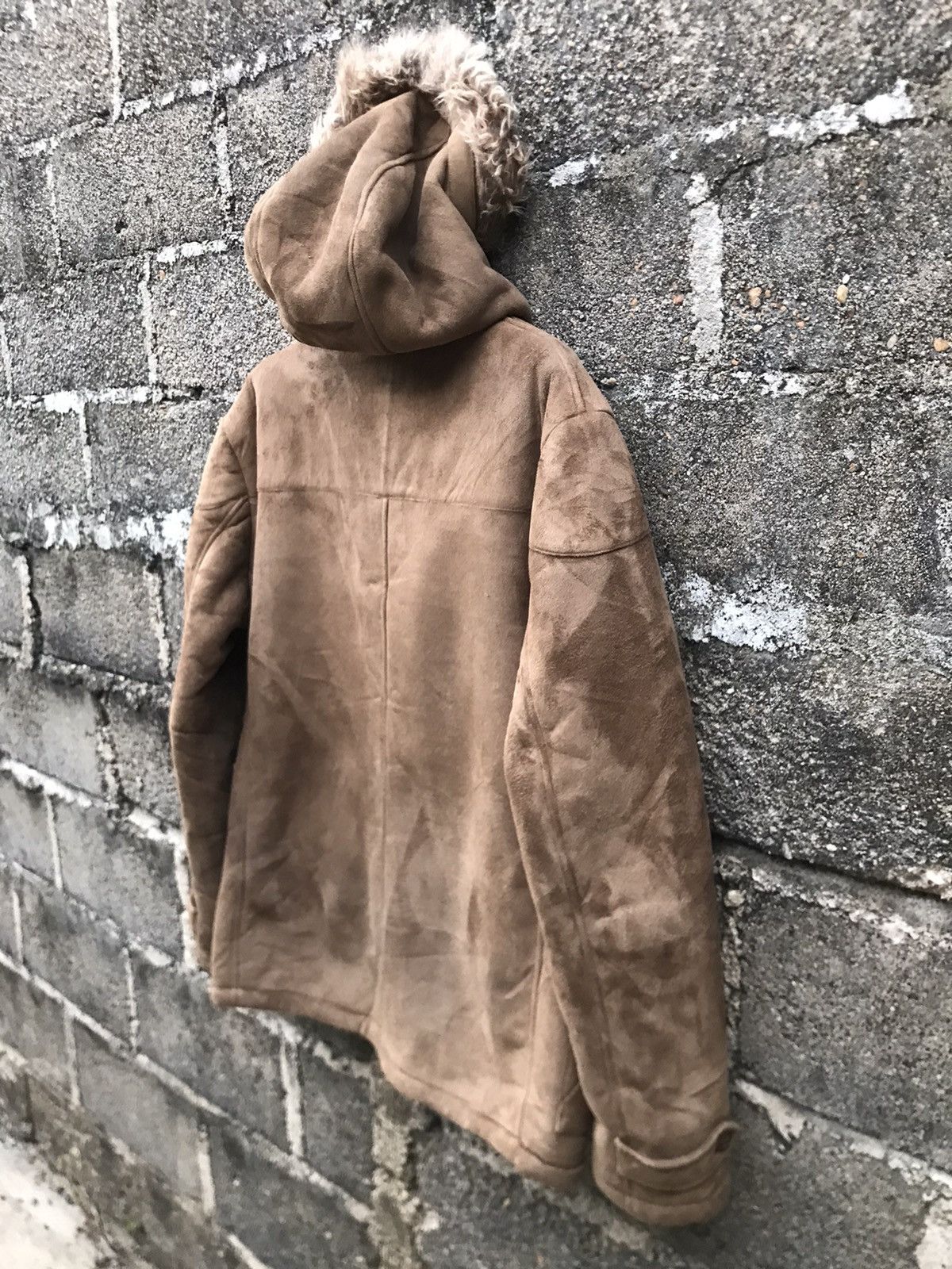 BARNS OUTFITTERS × Japanese Brand ⚡️Vintage Port Bridge Hoodies Fake Leather Barn Coat Jacket Size US L / EU 52-54 / 3 - 14 Thumbnail