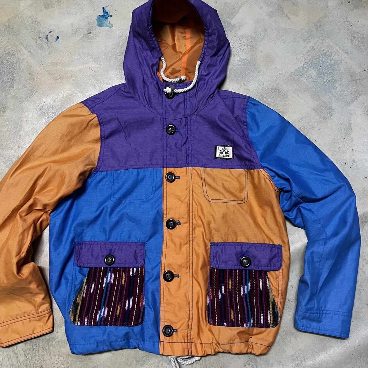 Japanese Brand Titicaca Colour Block Jacket Size US L / EU 52-54 / 3 - 3 Thumbnail