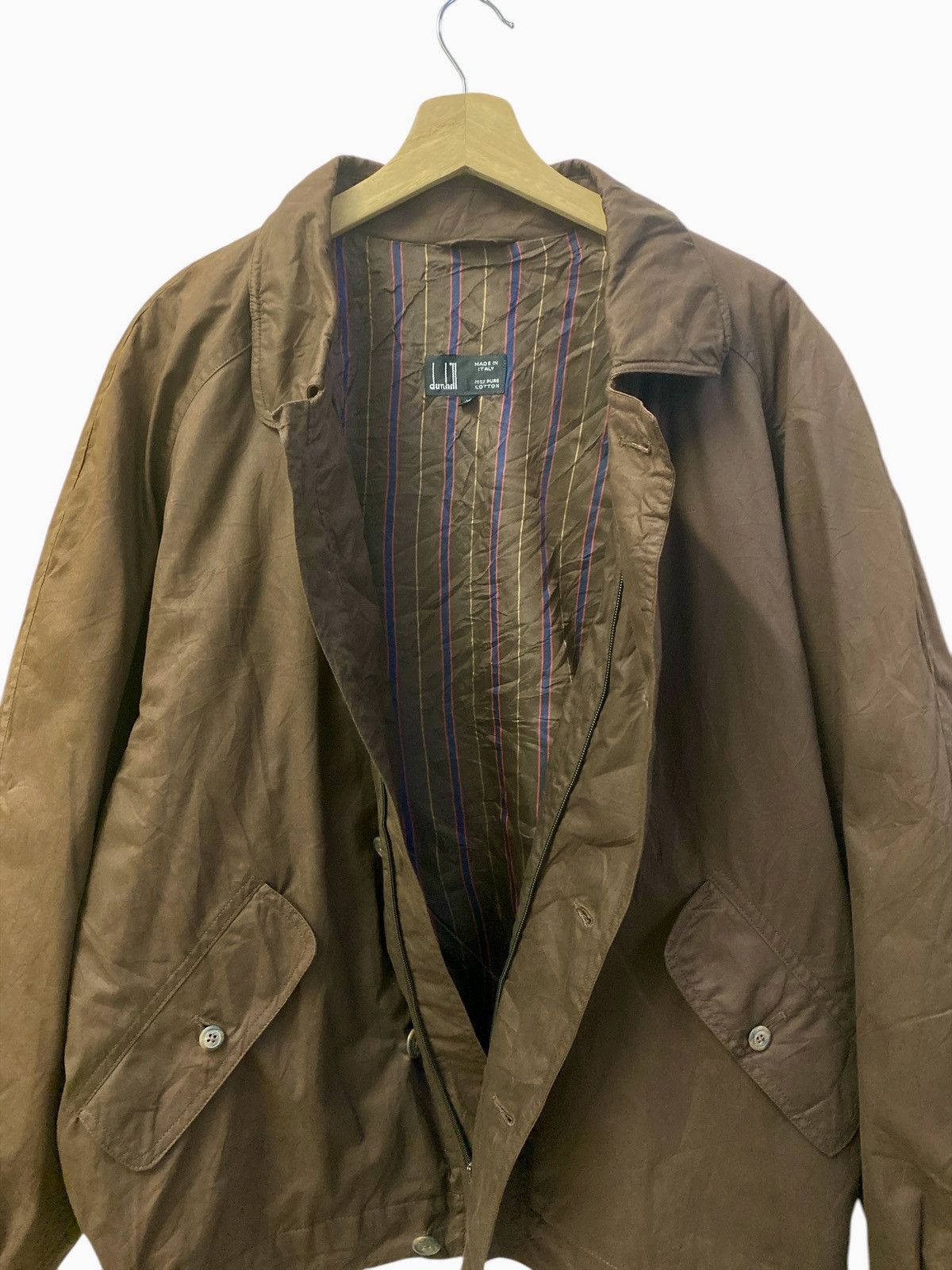 Alfred Dunhill × Designer × Vintage Vintage Dunhill Bomber Jacket Made in Italy Size US L / EU 52-54 / 3 - 7 Thumbnail