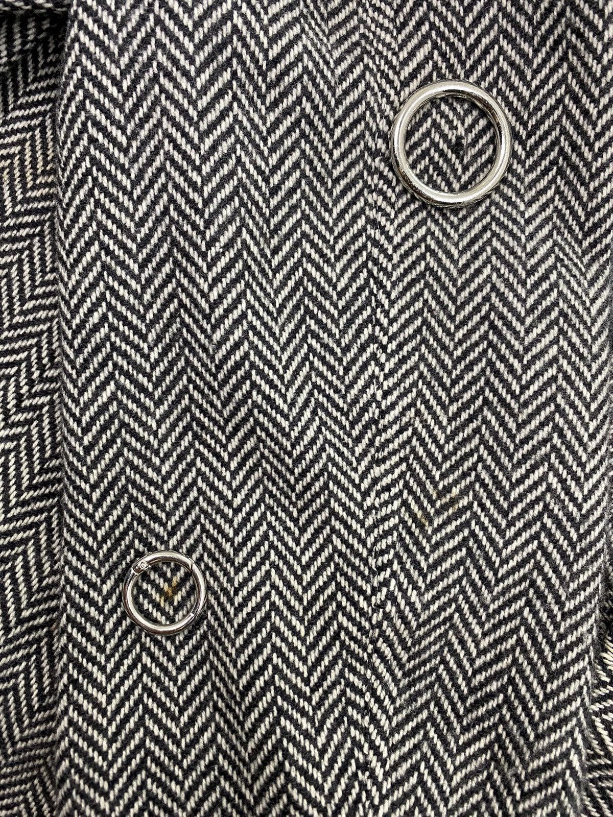 Designer × Lanvin × Vintage Lanvin Paris Dirty Herringbone Twill Wool Jacket Size US S / EU 44-46 / 1 - 13 Thumbnail