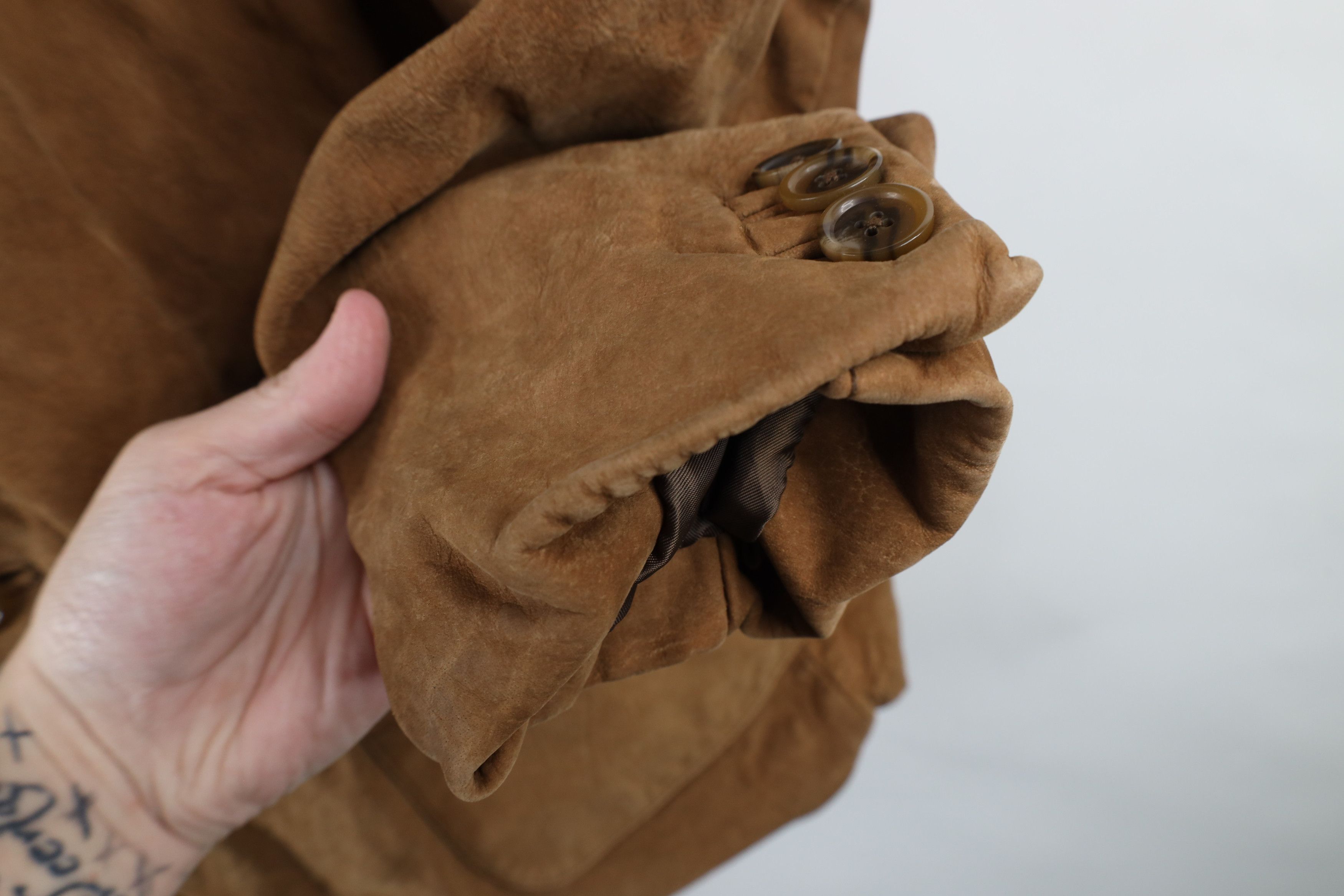 Vintage Vintage 90s Streetwear Leather Sport Coat Blazer Jacket Size US L / EU 52-54 / 3 - 8 Thumbnail