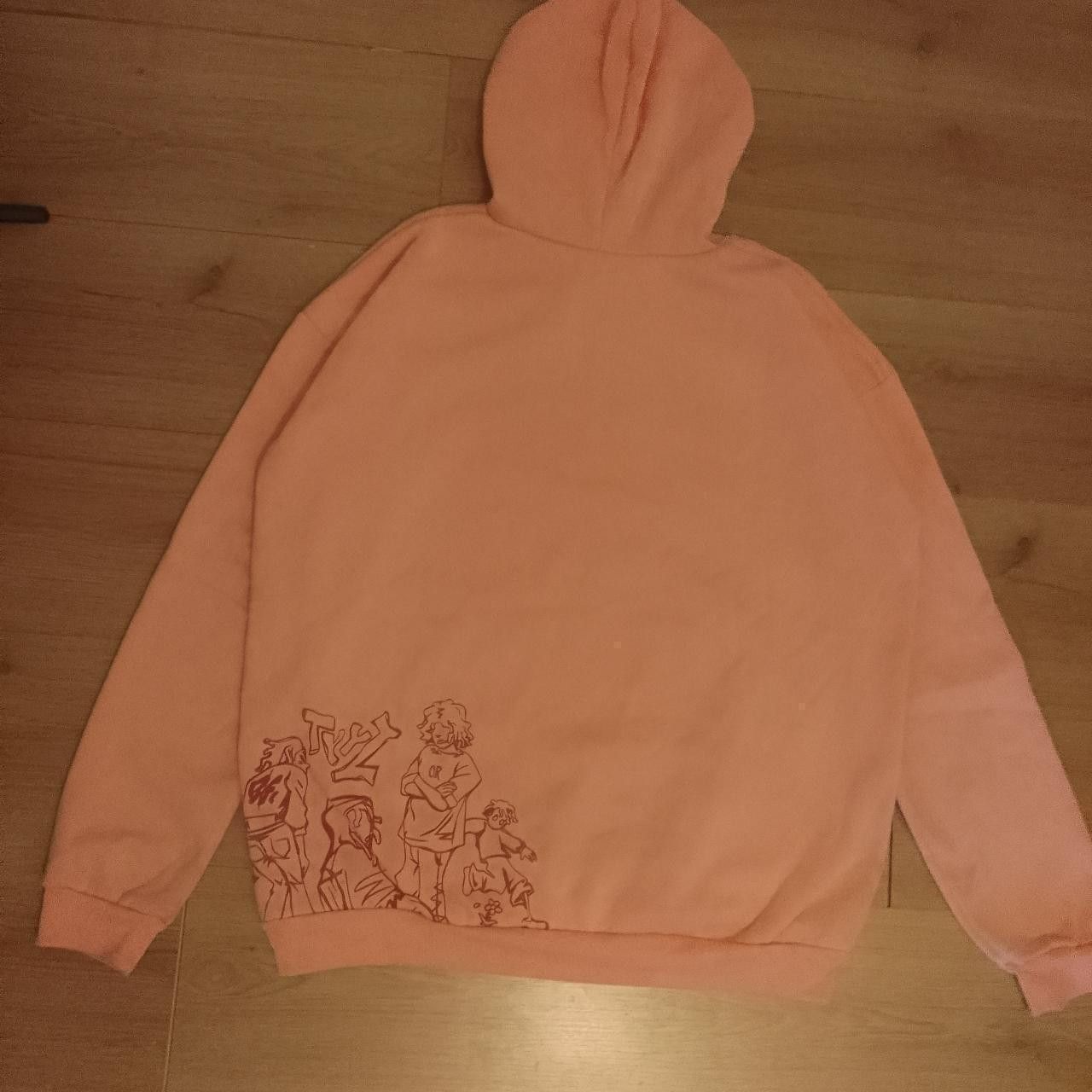 Other Baggy Pink Y2k Graffiti Hoodie Unisex Size L / US 10 / IT 46 - 5 Thumbnail