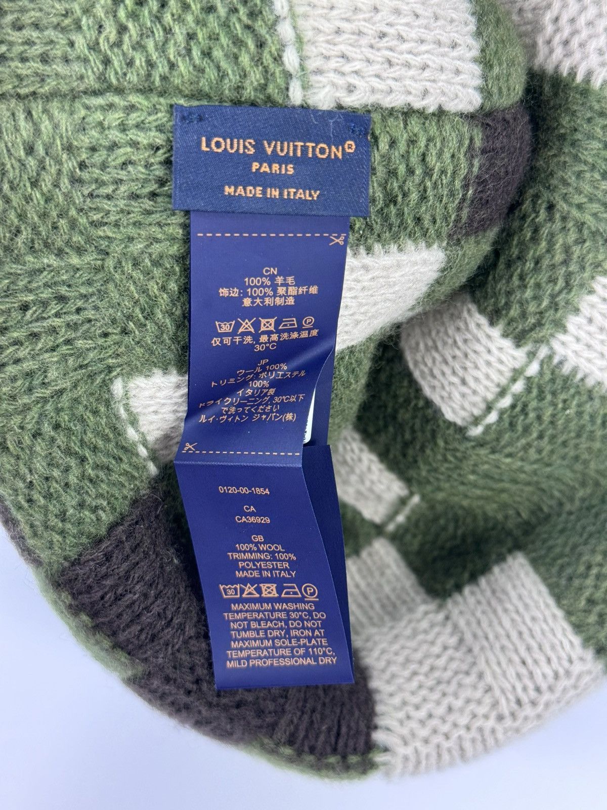 Louis Vuitton CAMOUFLAGE BONNET M7368A Size ONE SIZE - 6 Thumbnail