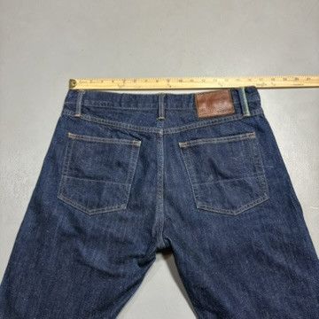 Gustin Gustin Straight Leg Selvedge Denim Jeans Dark Indigo USA Size US 33 - 10 Thumbnail