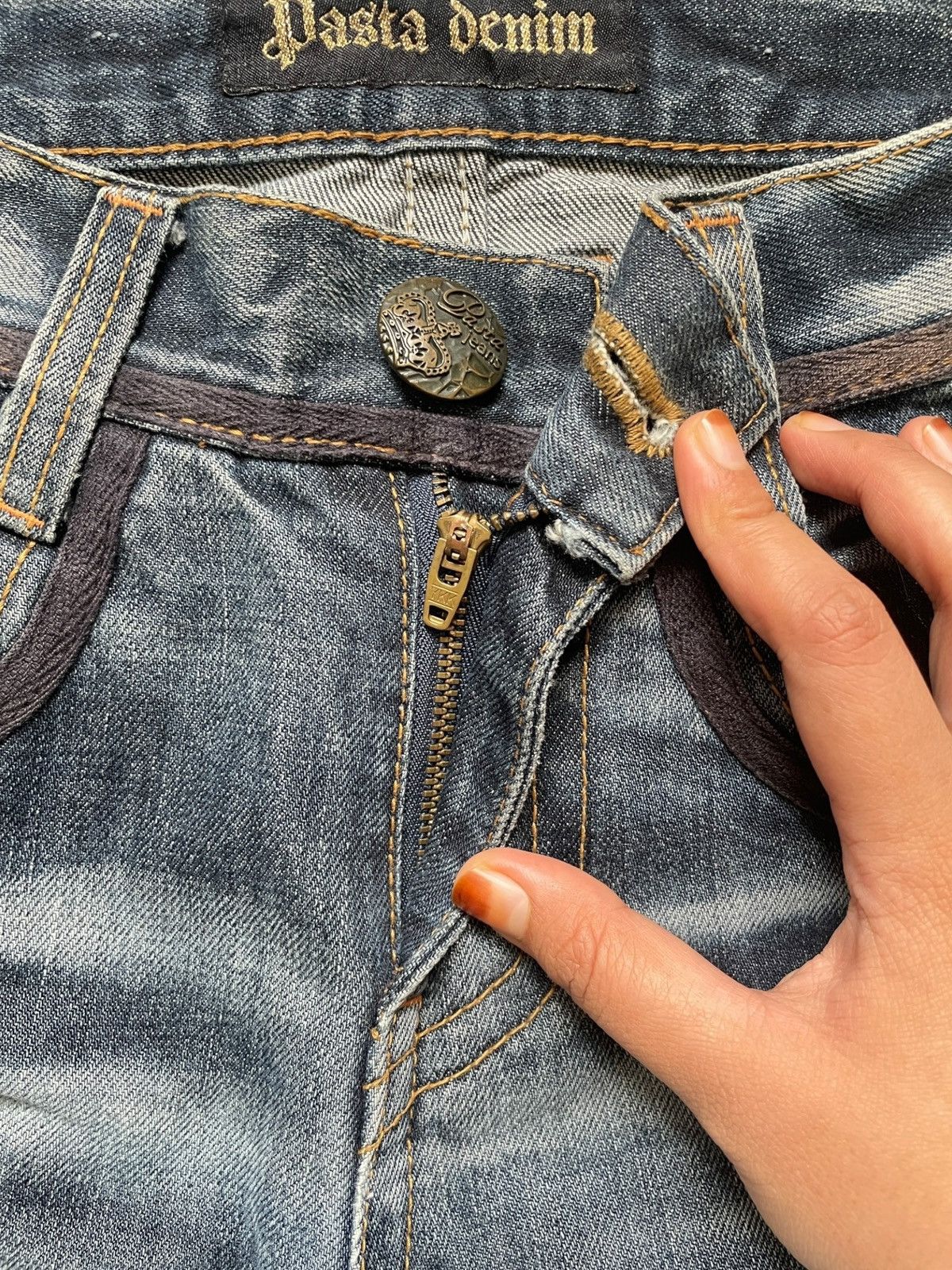 Japanese Brand Vintage Japanese Brand Clawmark Distressed Bootcut Jeans Size US 30 / EU 46 - 3 Thumbnail