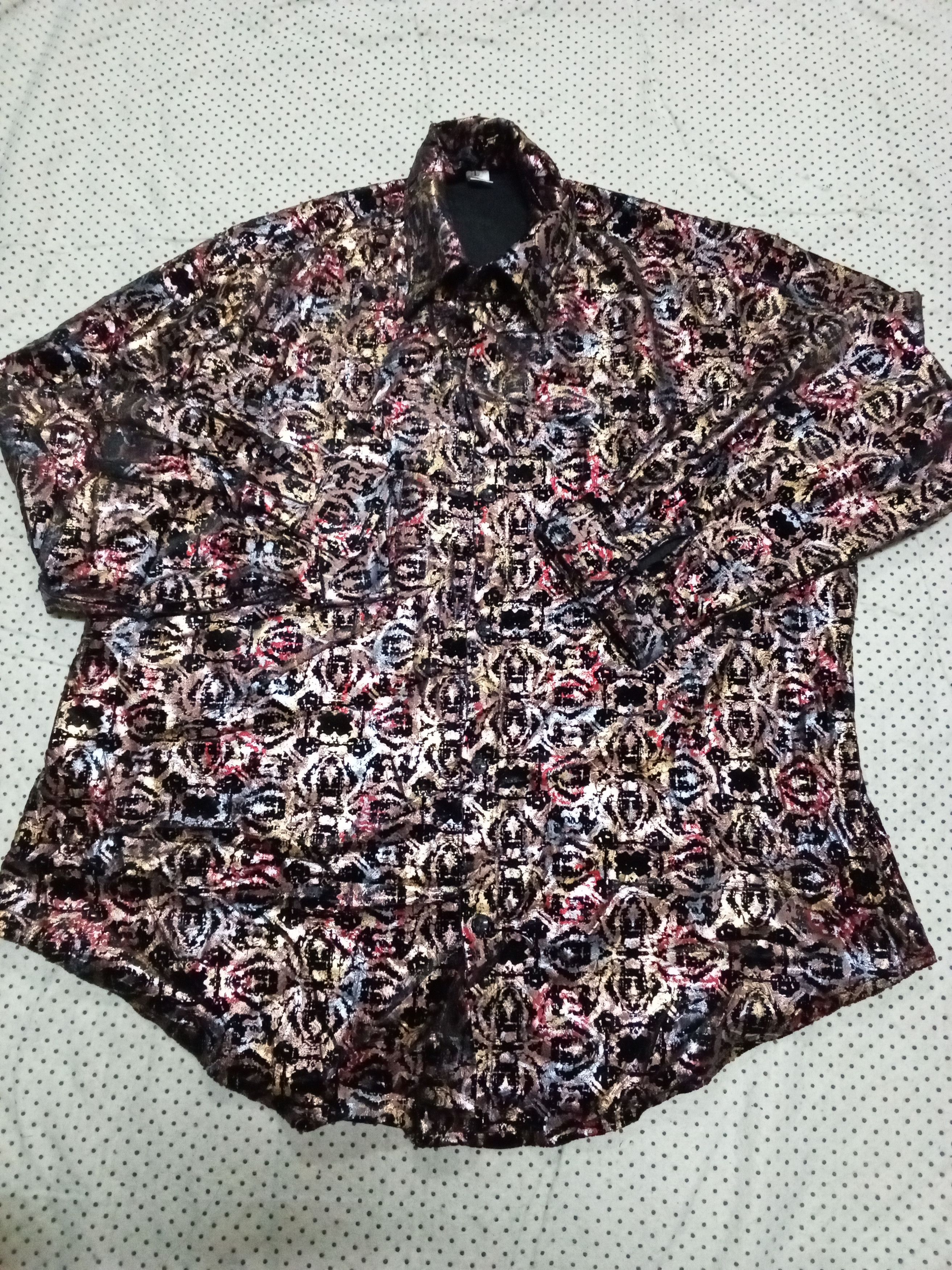 Japanese Brand JAPANBRANDS overprinting button long sleeve Size US L / EU 52-54 / 3 - 1 Thumbnail