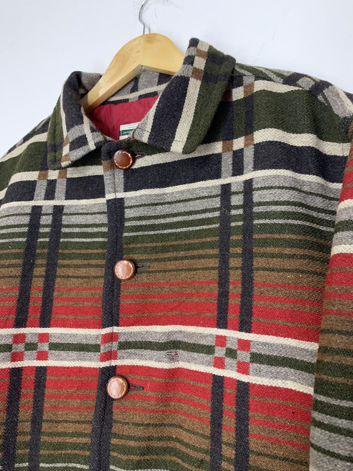 Vintage Vintage United Colour of Benetton Blanket Native Jacket Size US M / EU 48-50 / 2 - 7 Thumbnail