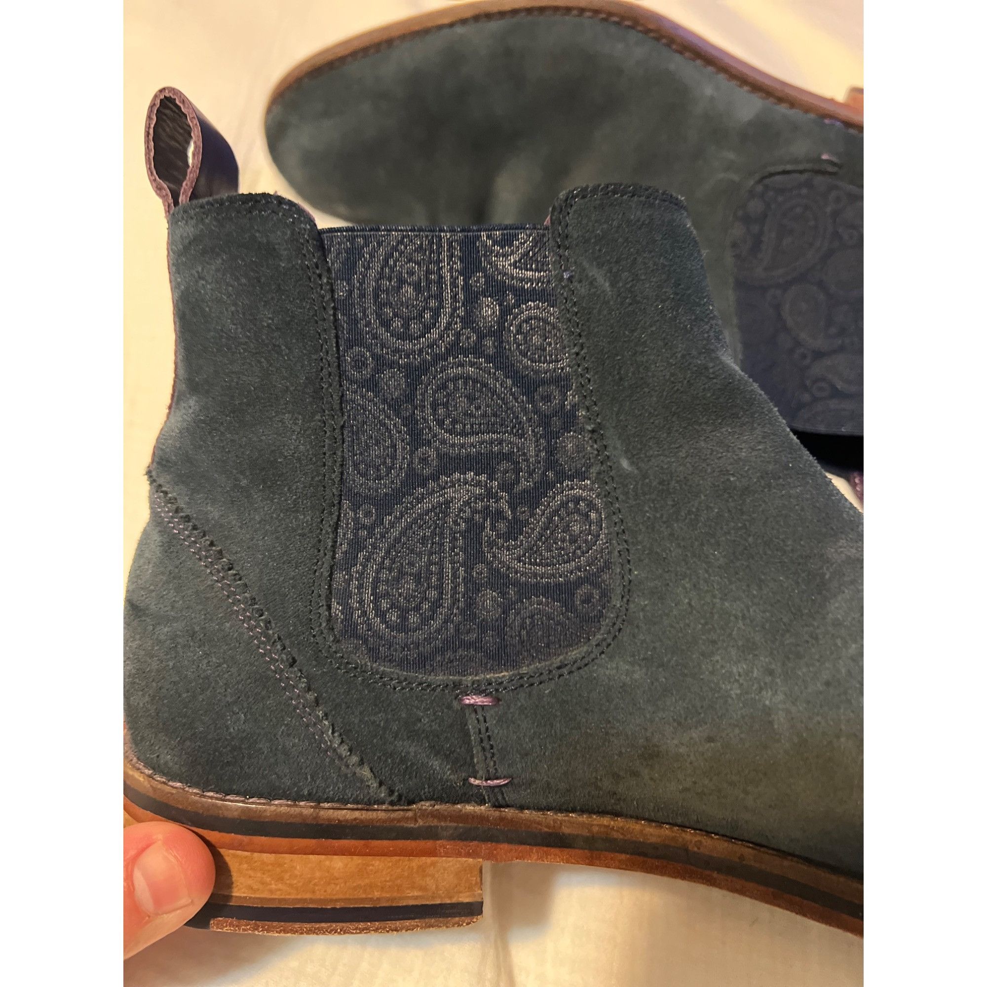 Ted Baker Ted Baker Men's Camroon 2 Suede Chelsea Boots - Size 43 / 10 Size US 10 / EU 43 - 3 Thumbnail