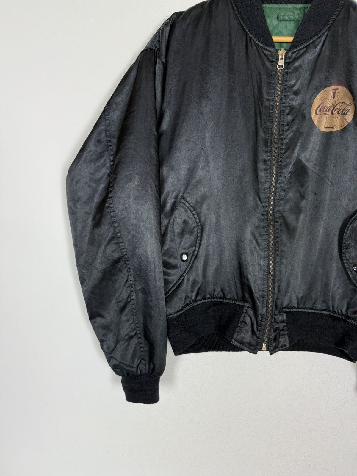 Coca Cola Coca Cola Reversible Satin Bomber Jacket Size US L / EU 52-54 / 3 - 10 Thumbnail