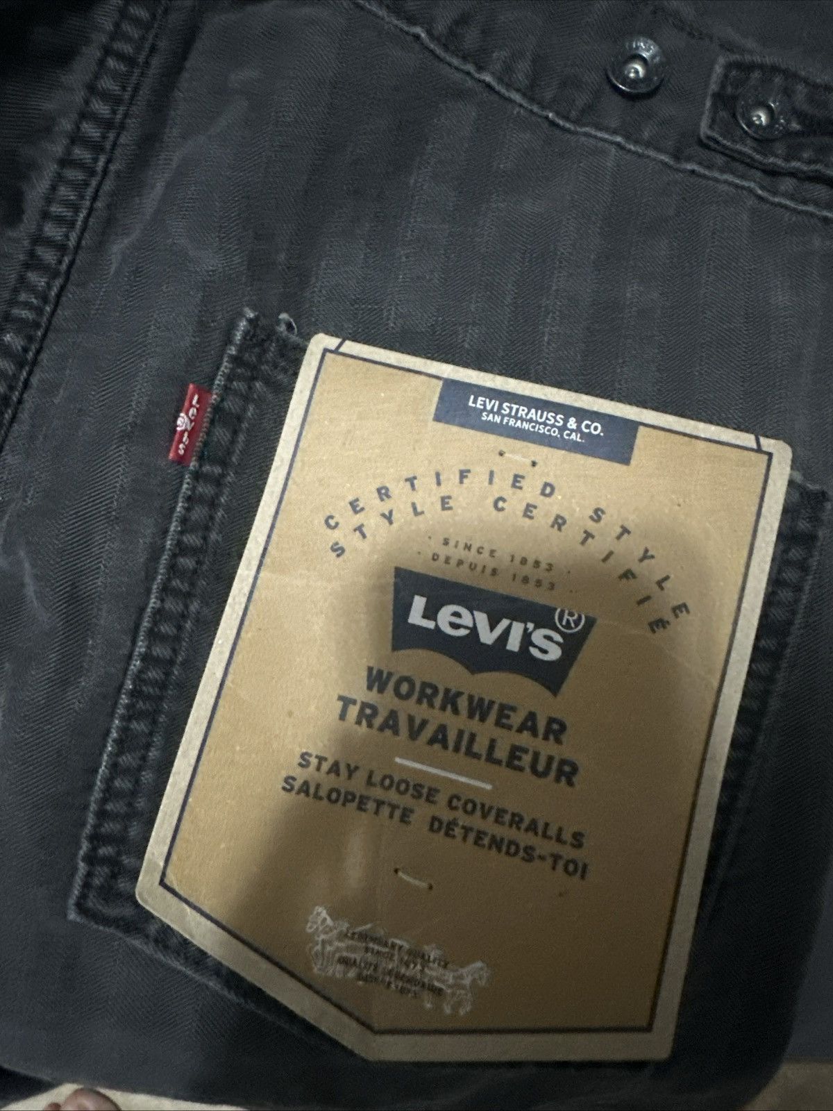 Levi's Levi’s Stay Loose Coveralls Workwear Size US 33 - 5 Thumbnail