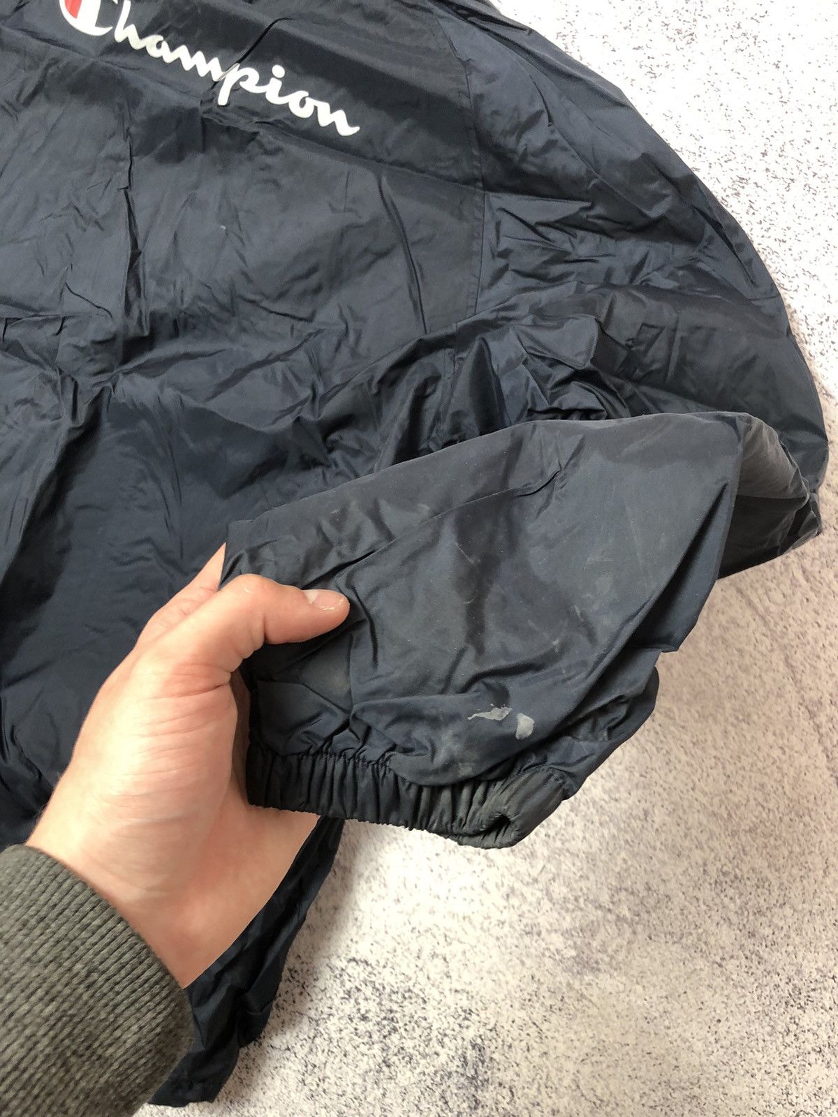 Champion Men’s Windbreaker champion x EuroBasket size Xl y2k vintage Size US XL / EU 56 / 4 - 10 Thumbnail
