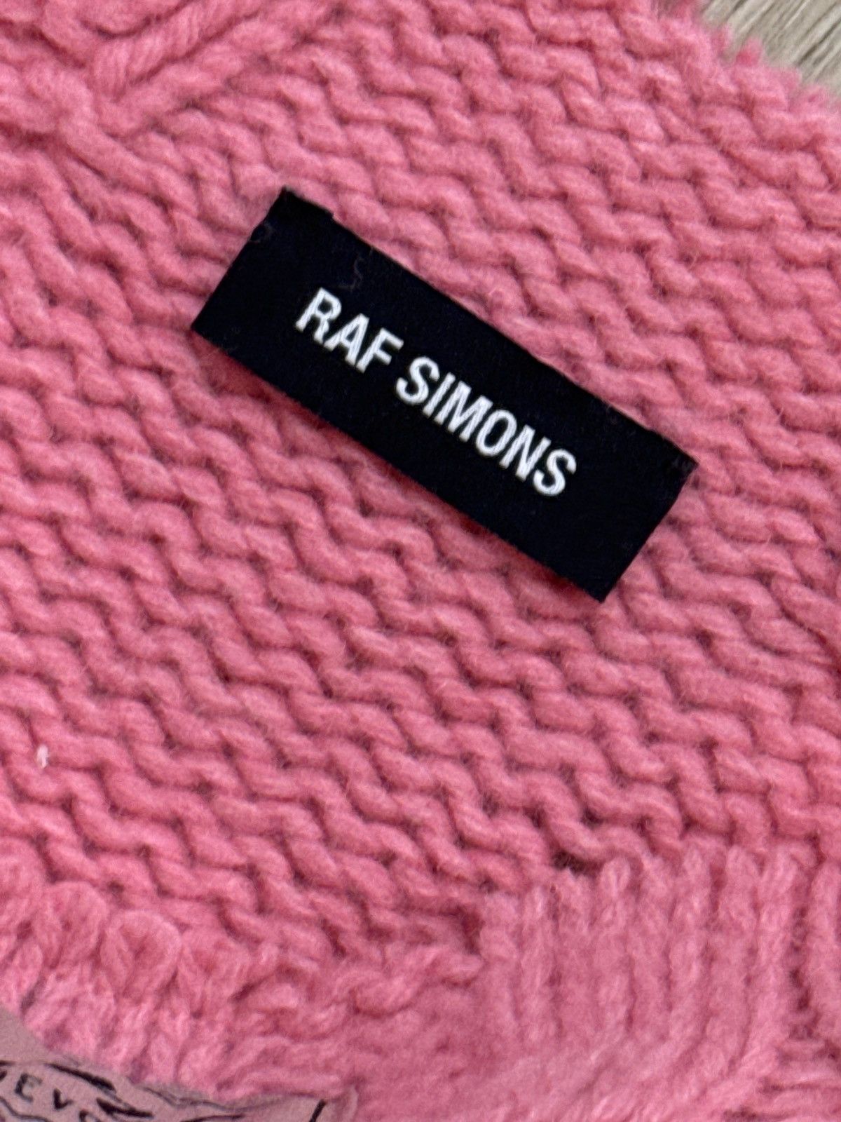 Raf Simons RafSimons 21AW Oversized Sweater in Pink Size US XXL / EU 58 / 5 - 2 Thumbnail