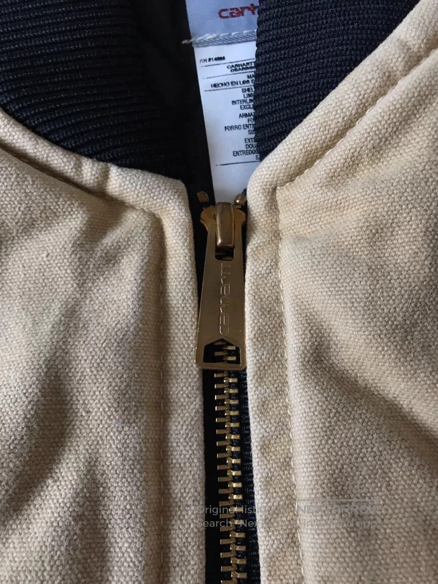 Carhartt Carhartt V02 WET Wheat Canvas Vest. Size US L / EU 52-54 / 3 - 4 Thumbnail