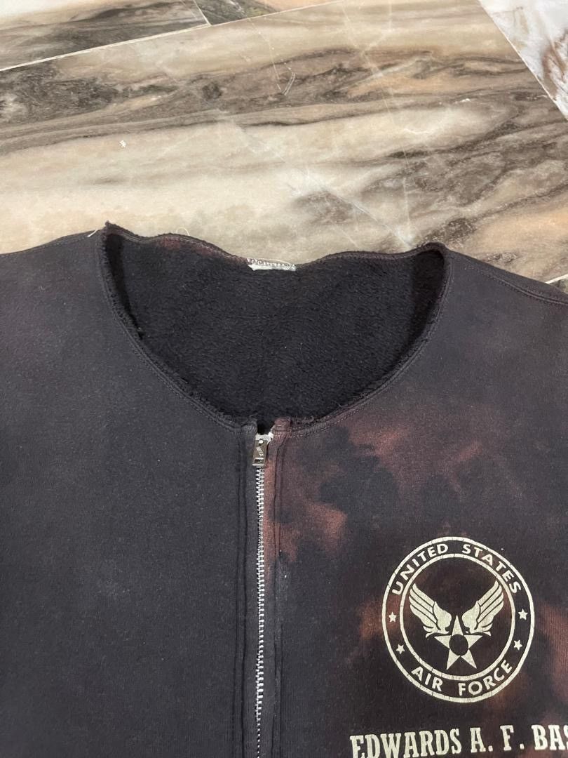 Buzz Rickson's Vintage U.S. Air Force Edward ms A.F. Base Sun Faded Zip Up Size US M / EU 48-50 / 2 - 6 Thumbnail