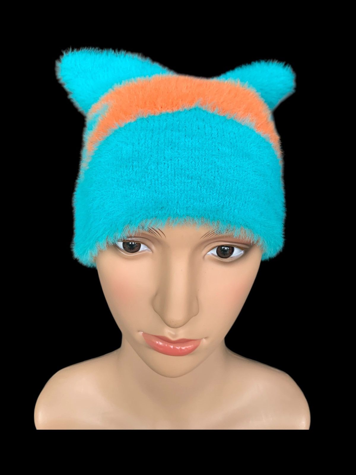 Designer × Japanese Brand × Kapital Cute Beanie Y2k Fuzzy Fluffy Hat Size ONE SIZE - 7 Thumbnail