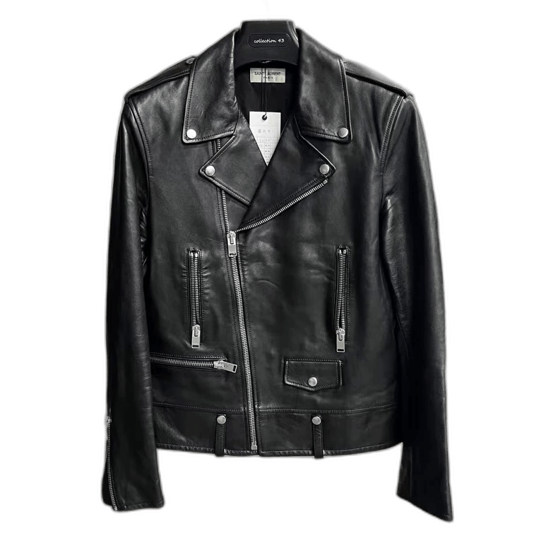 Saint Laurent Paris Saint Laurent Classic Black Leather Jacket Size US XL / EU 56 / 4 - 1 Thumbnail