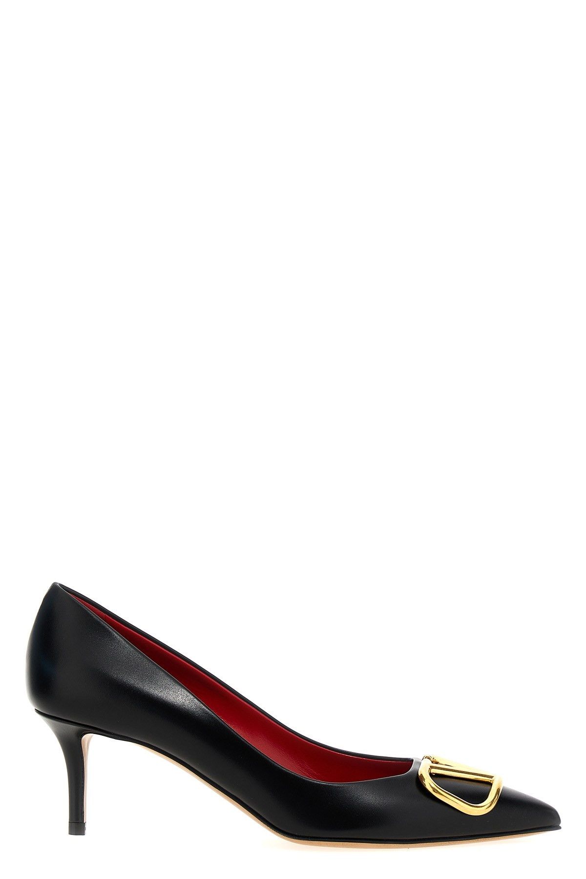 image of Valentino Garavani 'vlogo Signature' Pumps Shoes in Black, Women's (Size 10)