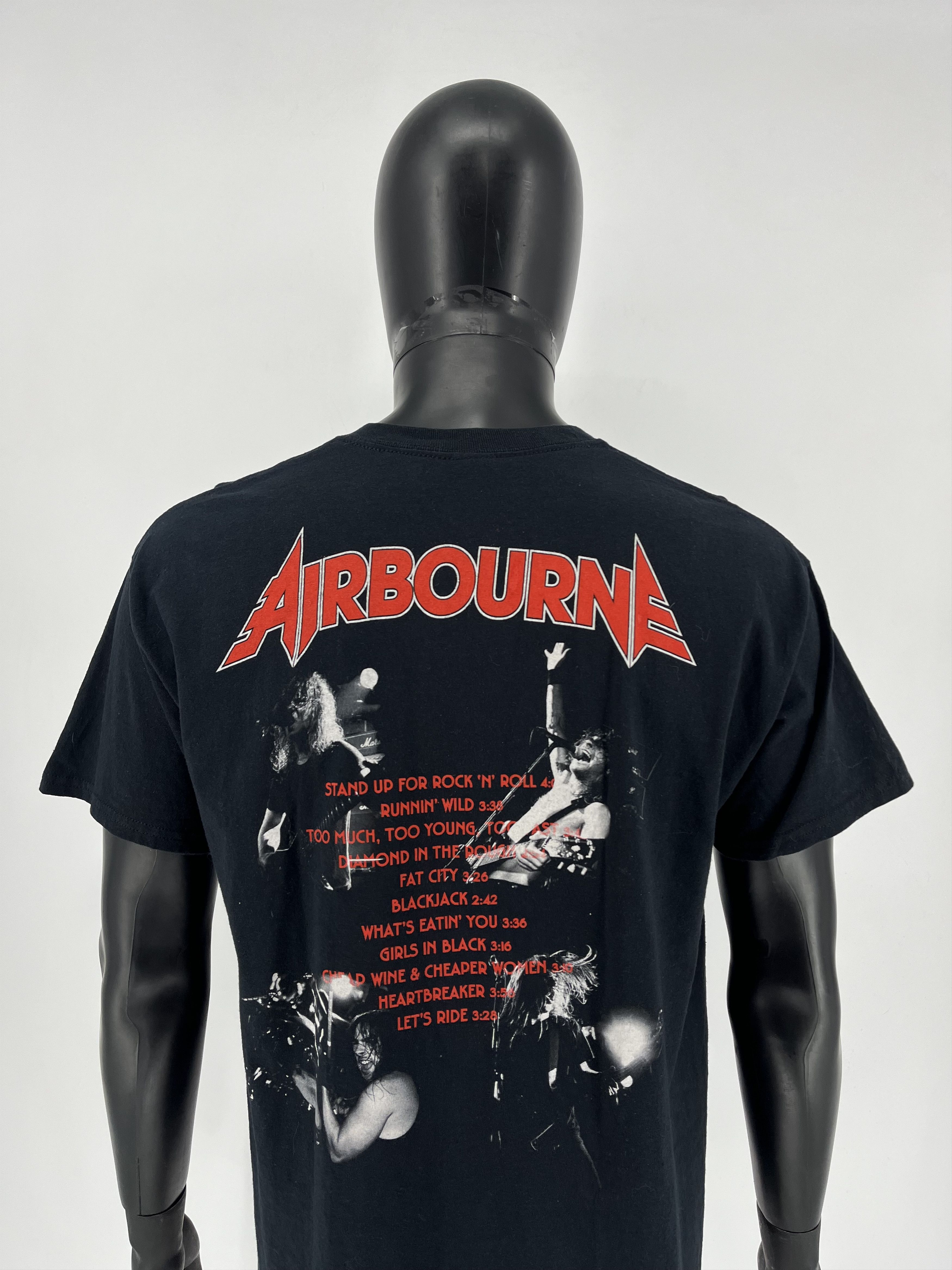 Band Tees Vintage Y2K Airborne Running Wild big logo 2017 tee 90’s Size US L / EU 52-54 / 3 - 10 Thumbnail