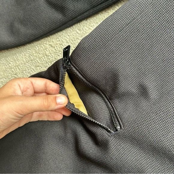 RNT23 Ron Tomson RNT23 Men’s Black Sport Coat Blazer Jacket Zipper Size 40R - 8 Thumbnail
