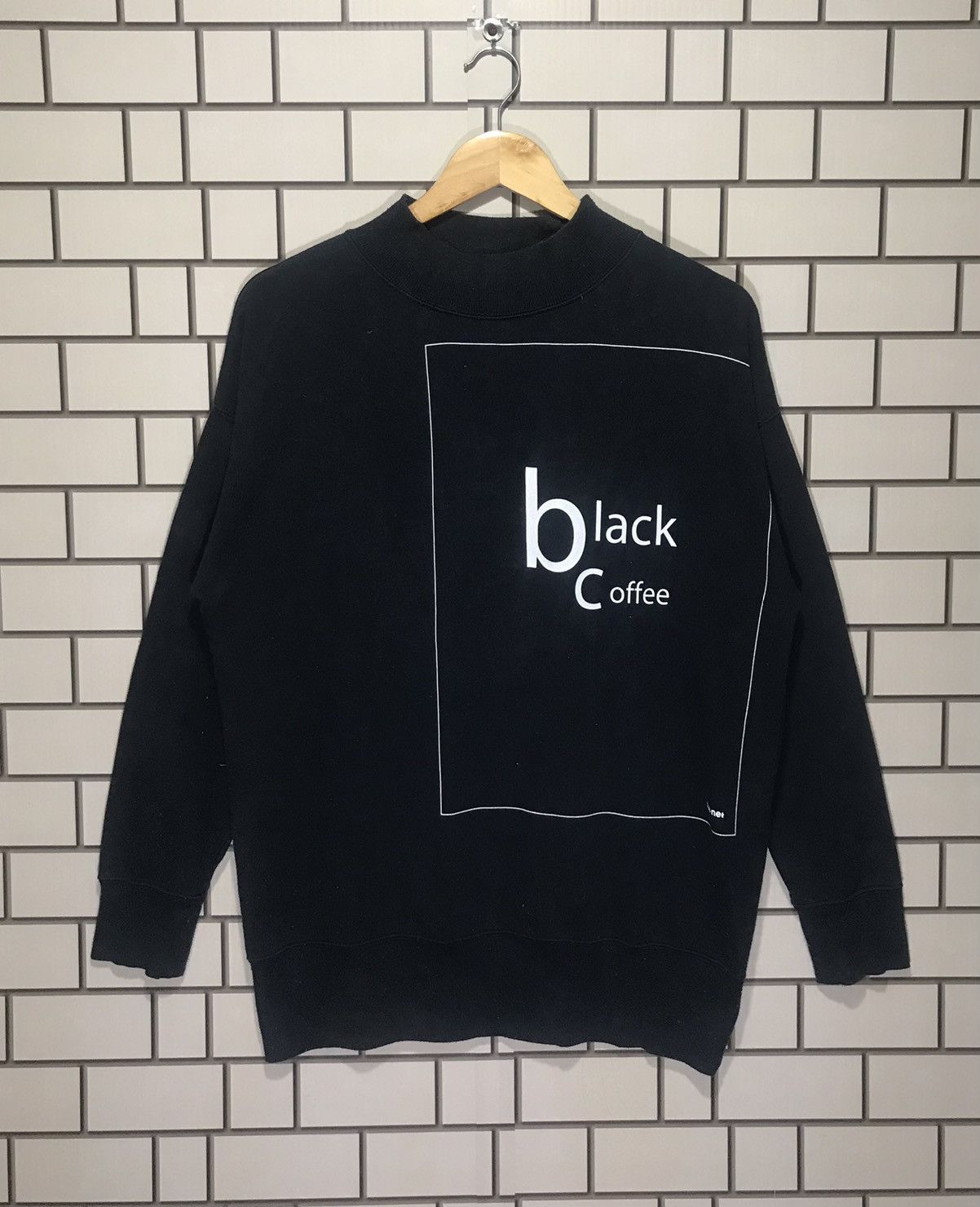Japanese Brand × Ne-Net Black Coffee Sweatshirt Size US L / EU 52-54 / 3 - 4 Thumbnail