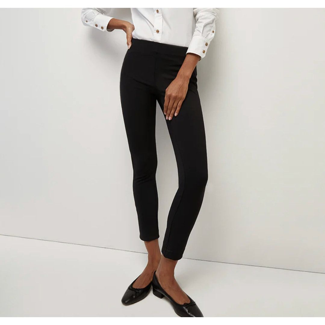 Veronica Beard Veronica Beard Black Zip-back Scuba Pant Ankle Pant Size 4 Size 27" / US 4 / IT 40 - 1 Thumbnail
