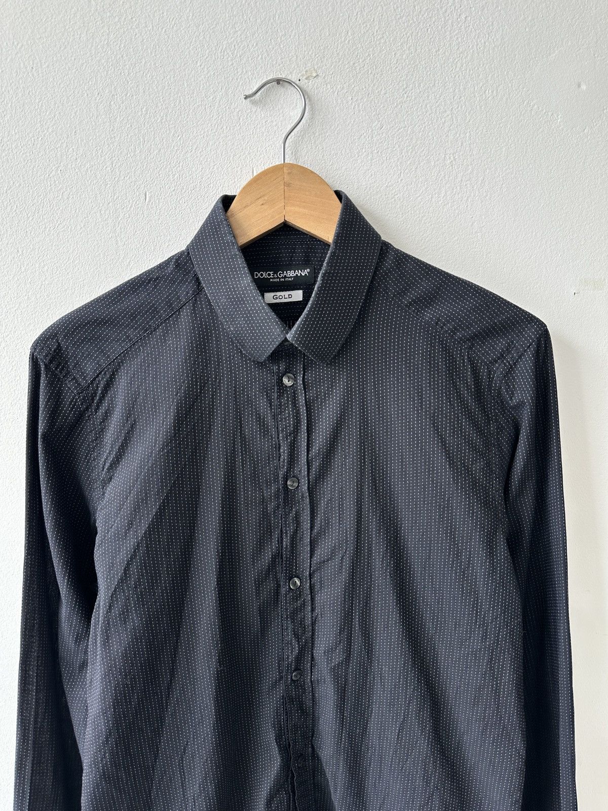 Dolce & Gabbana Dolce & Gabbana Black Gold Collection Shirt, Slim Fit Size US S / EU 44-46 / 1 - 4 Thumbnail