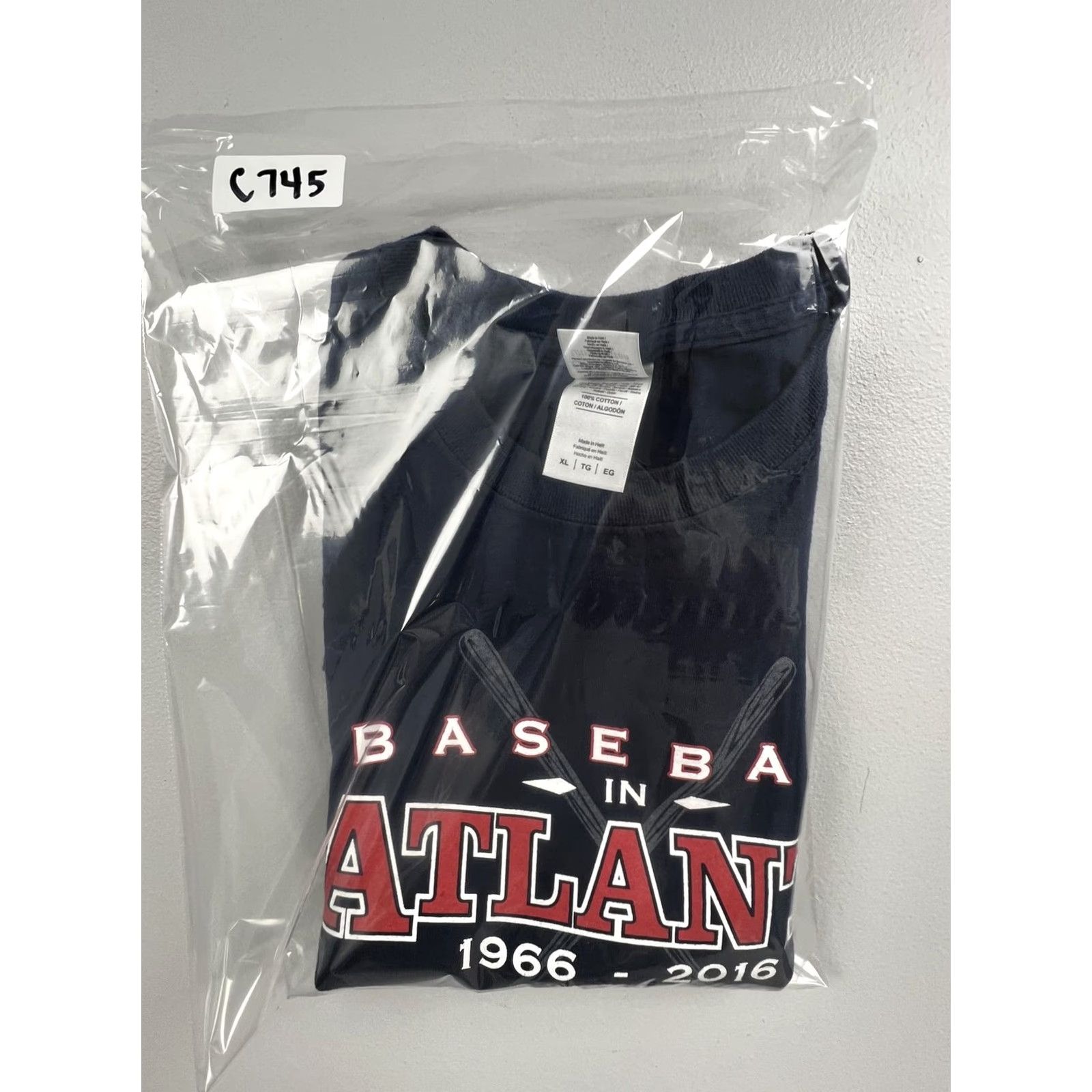 Gildan Gildan Baseball In Atlanta Braves Shirt Mens XL Blue 1966-2016 Graphic Tee Size US XL / EU 56 / 4 - 7 Thumbnail