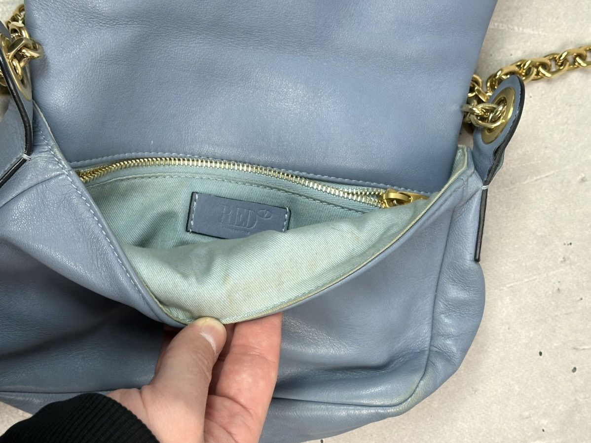 RED Valentino Red Valentino Leather Blue Handle Chain Made in Italy Bag Size ONE SIZE - 13 Thumbnail