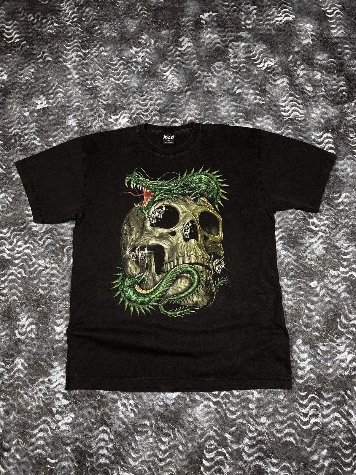 LGB ghost skull tシャツ L.G.B. MAYA LSV skulls print T-shirt If