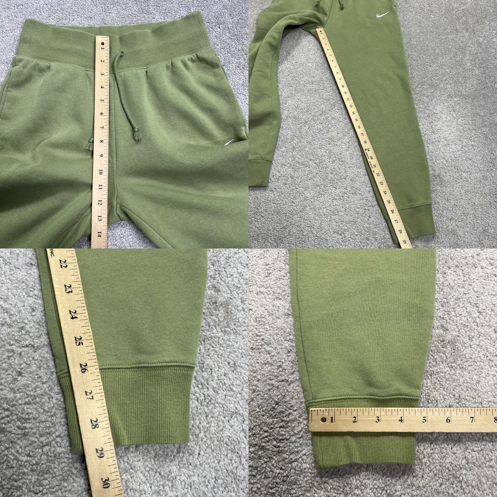 Nike Nike Sweatpants Women’s Size Small Green Fleece Lined Sportswear Jogger Casual Activewear Size 28" / US 6 / IT 42 - 9 Thumbnail