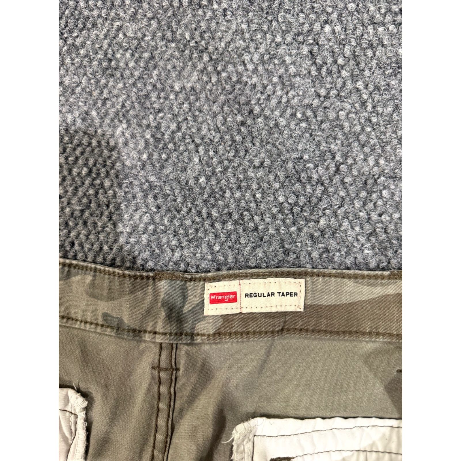 Wrangler Wrangler Jeans Cargo Pants Camouflage Beige 42 Mens Regular 5-Pocket Denim Inseam 30 Tactical Utility Cowboy Size US 42 / EU 58 - 3 Thumbnail