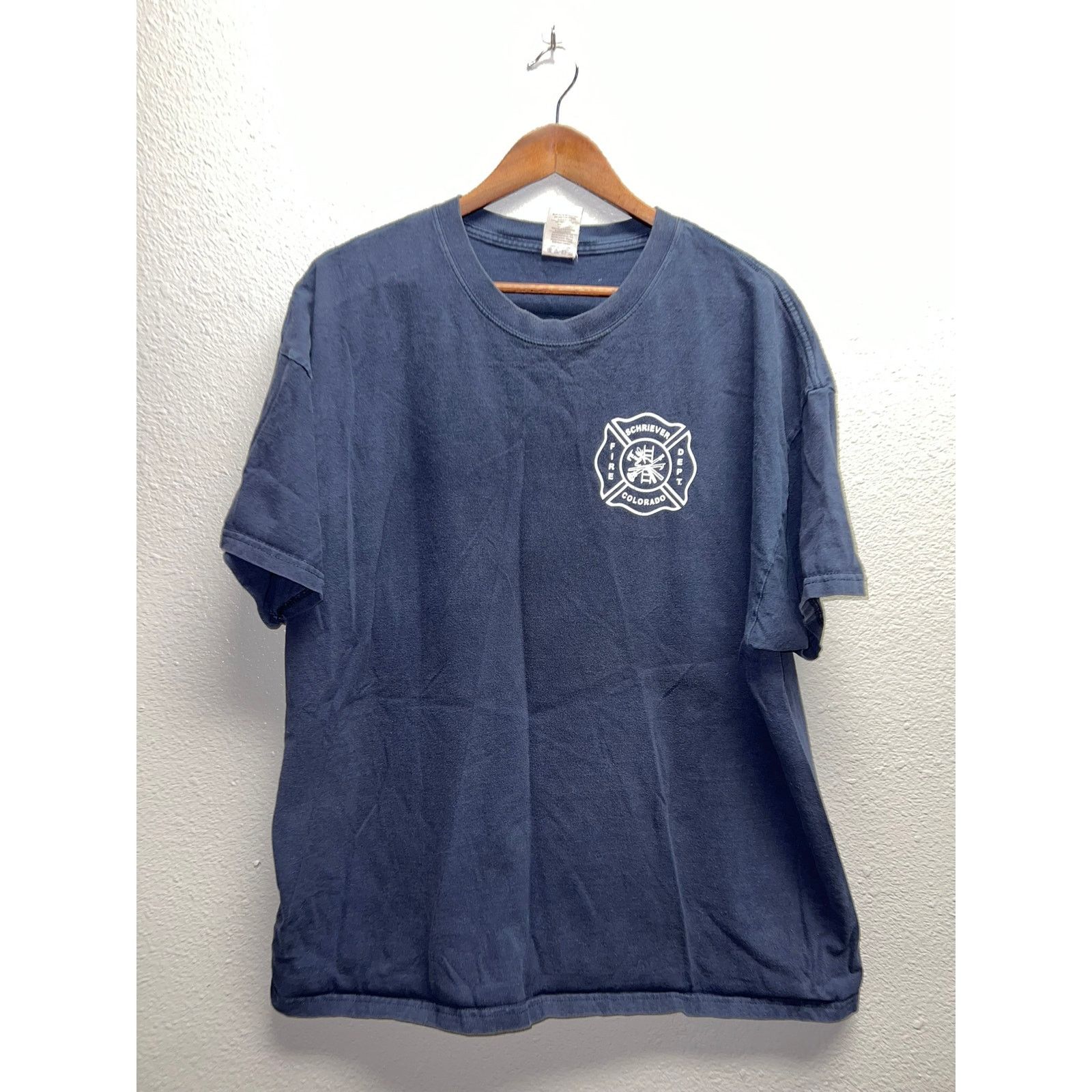 Hanes Vintage Schriever Shirt Fire Department Air Force Base 2XL Size US XXL / EU 58 / 5 - 1 Thumbnail