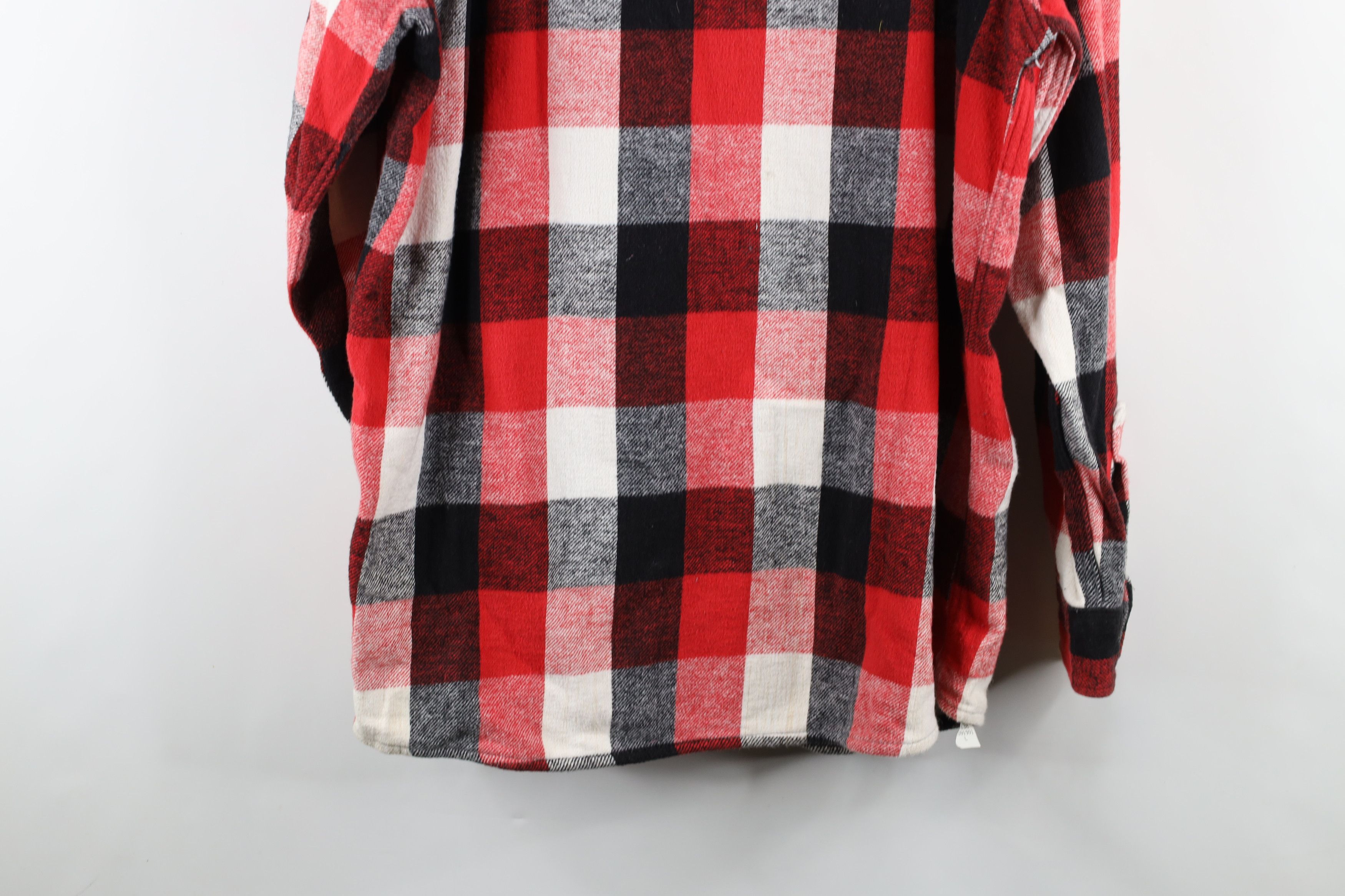 Vintage Vintage 90s Streetwear Heavyweight Flannel Button Shirt Size US L / EU 52-54 / 3 - 14 Thumbnail