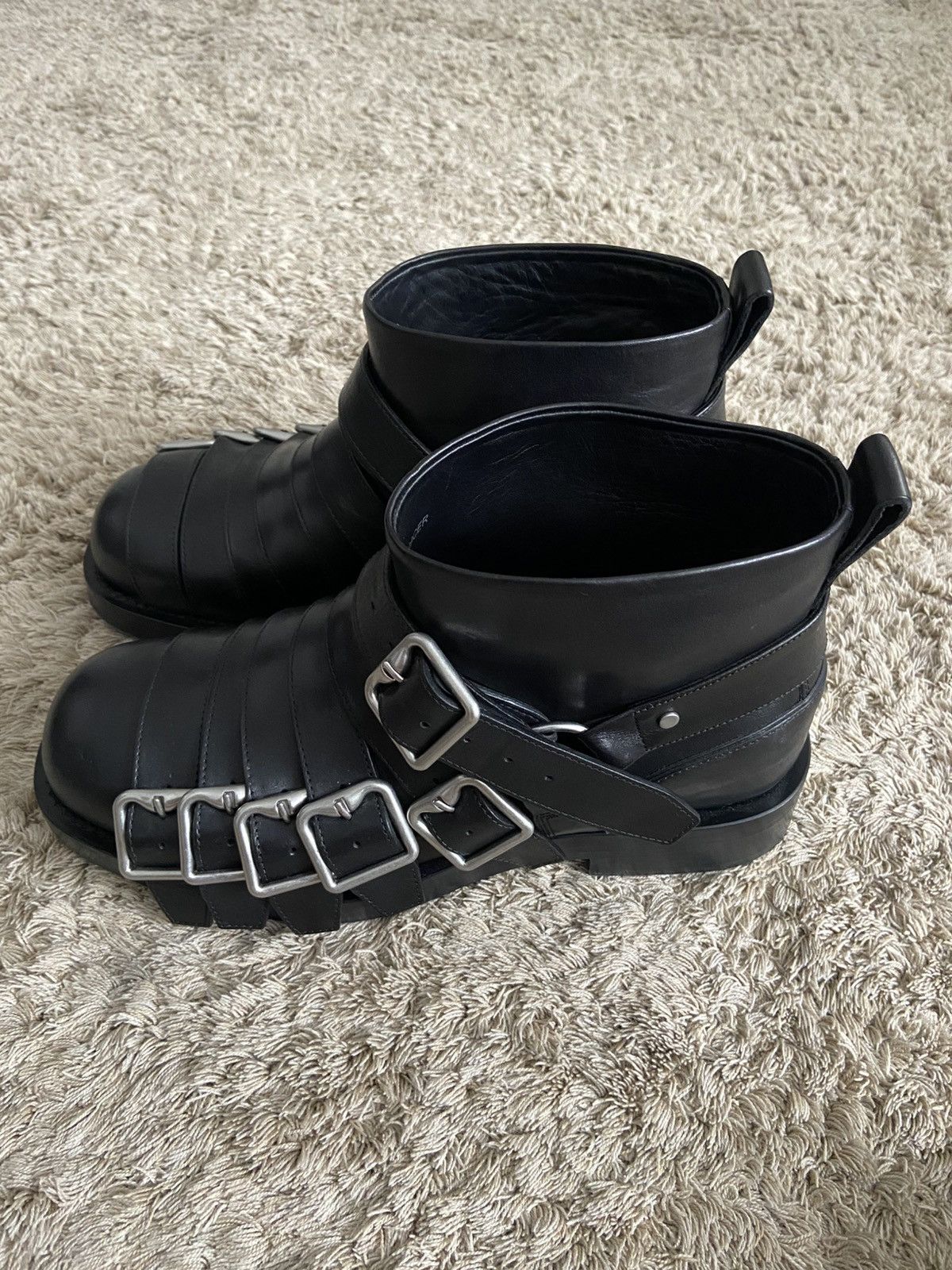 Burberry burberry biker strapped boots Size US 10 / EU 43 - 4 Thumbnail