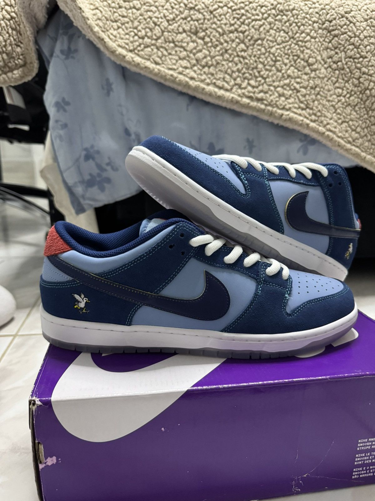 Nike SB Nike SB Dunk Low Why So Sad Size 12 DS OG All Rare Clean Size US 12 / EU 45 - 1 Thumbnail