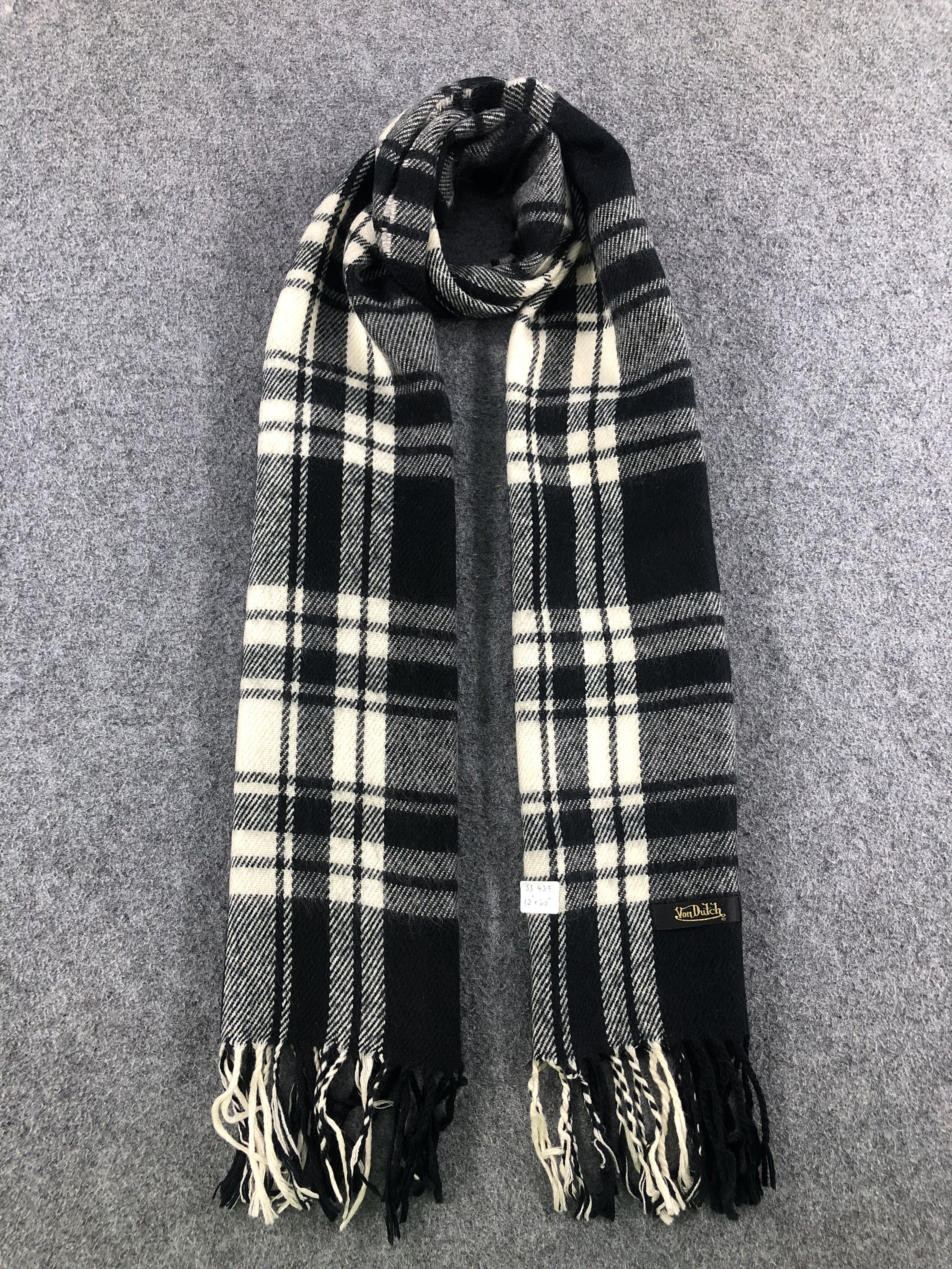 Von Dutch Von Dutch Tartan Scarf / Muffler / Neckwear Size ONE SIZE - 1 Thumbnail