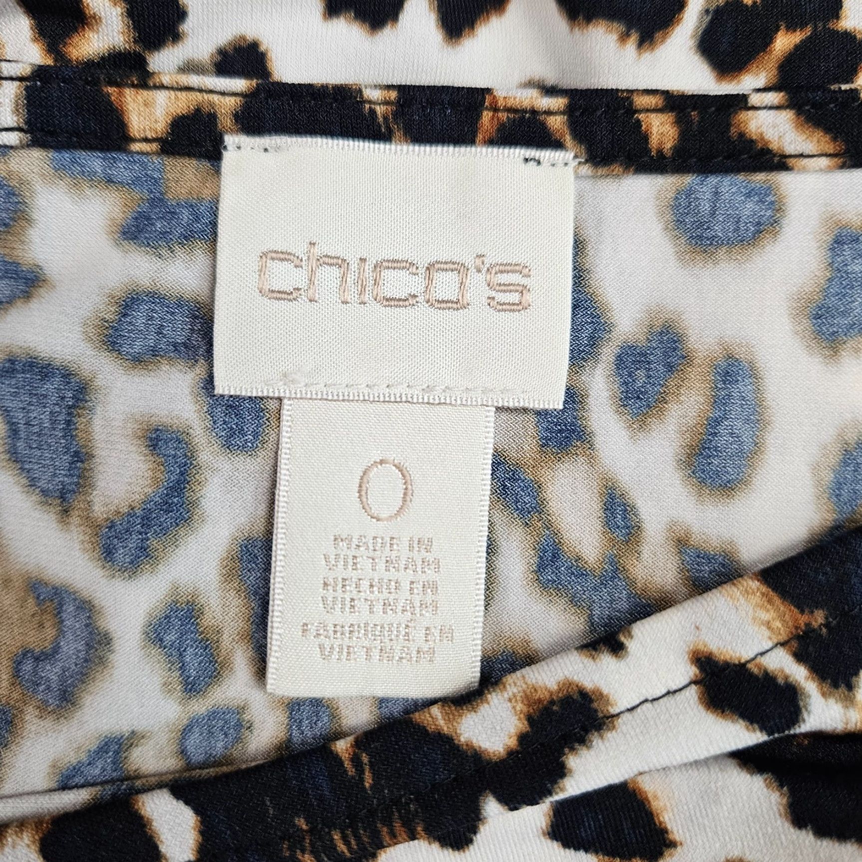 Vintage Chico's Womens Dress S Small Black Brown Animal Print Sleeveless Sheath Size S / US 4 / IT 40 - 6 Thumbnail