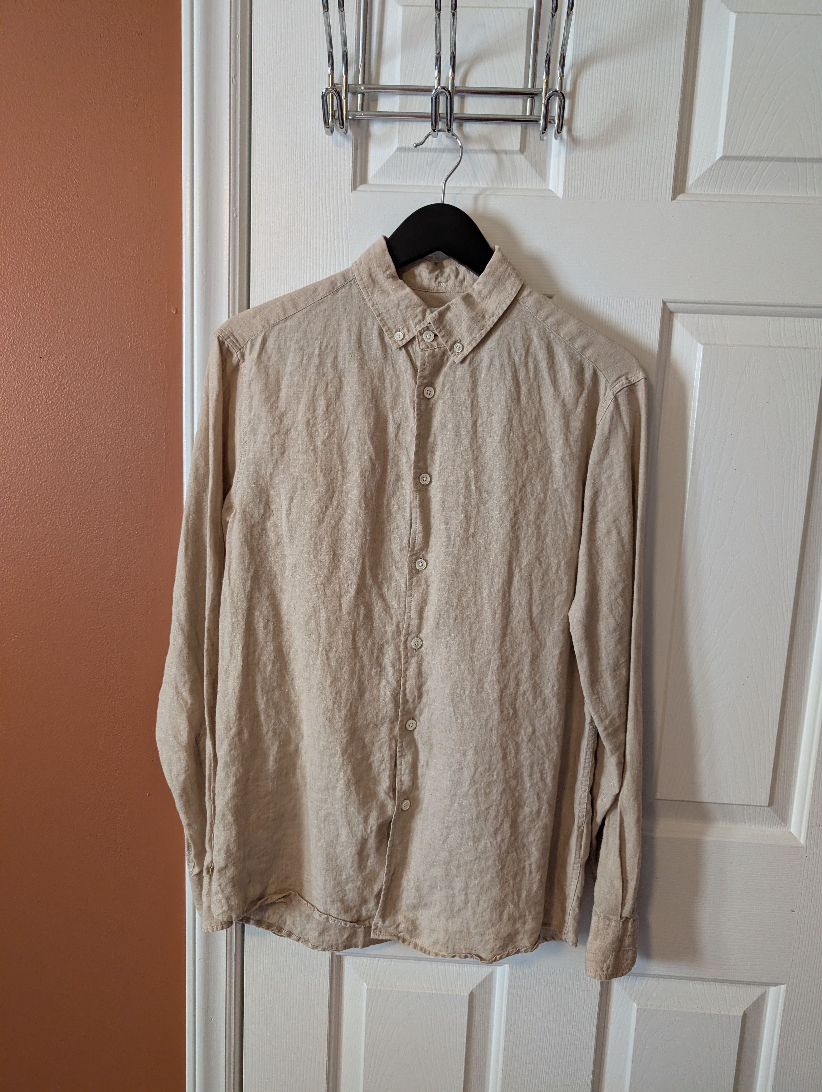 Asket Linen Shirt Size US S / EU 44-46 / 1 - 1 Thumbnail