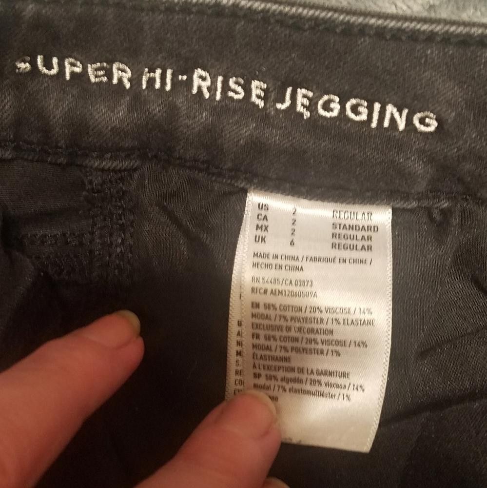 American Eagle Outfitters American Eagle Super Stretch Super High Rise Jeans Size 2 Size 26" / US 2 / IT 38 - 5 Thumbnail