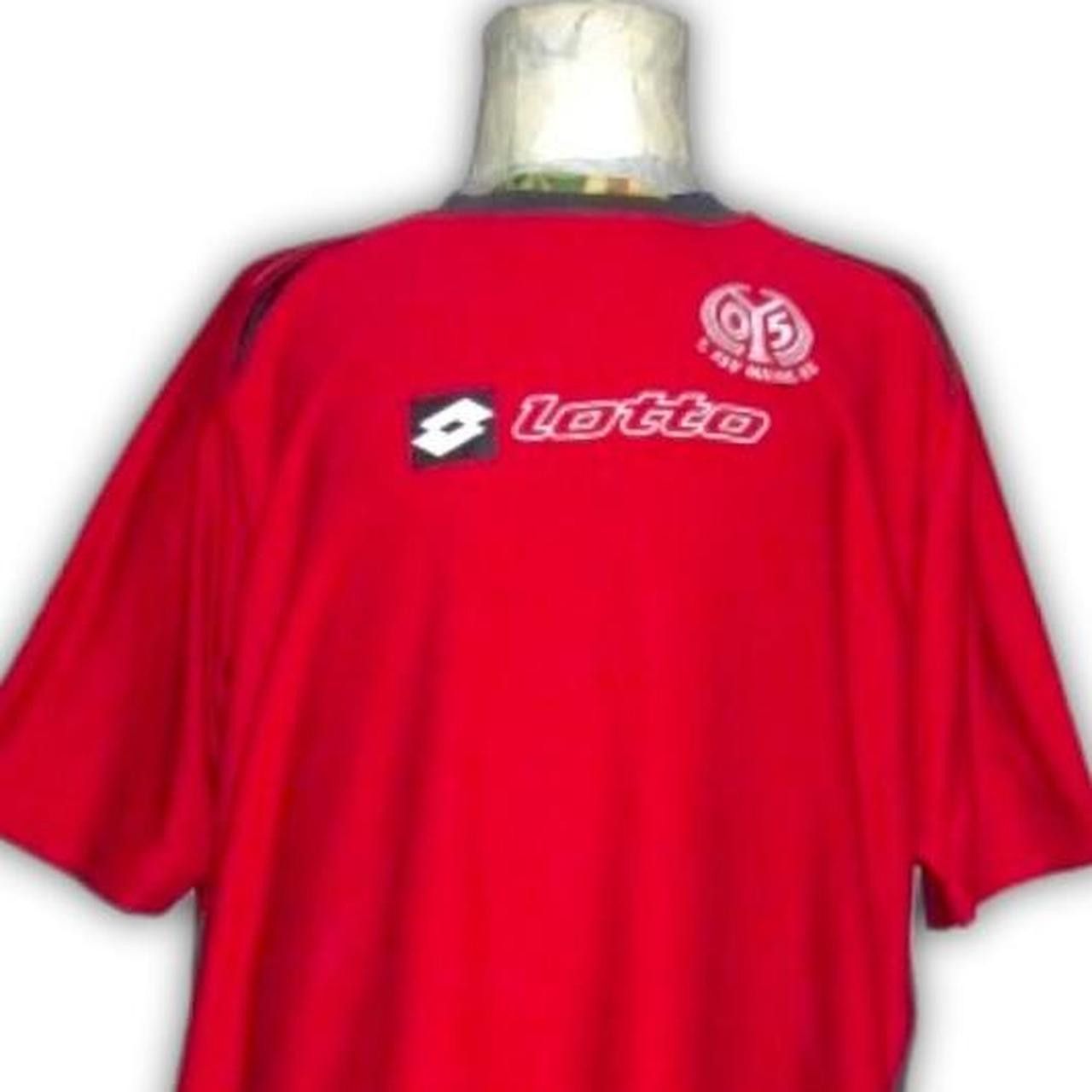 Lotto Sport Mainz 05 Germany Home 2006 2007 2008 Training Shirt Jersey Size US XL / EU 56 / 4 - 2 Thumbnail