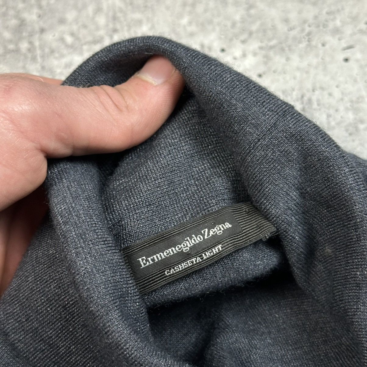 Ermenegildo Zegna Ermenegildo Zegna Polo Neck Jumper Sweater Cashmere Silk Size US L / EU 52-54 / 3 - 6 Thumbnail