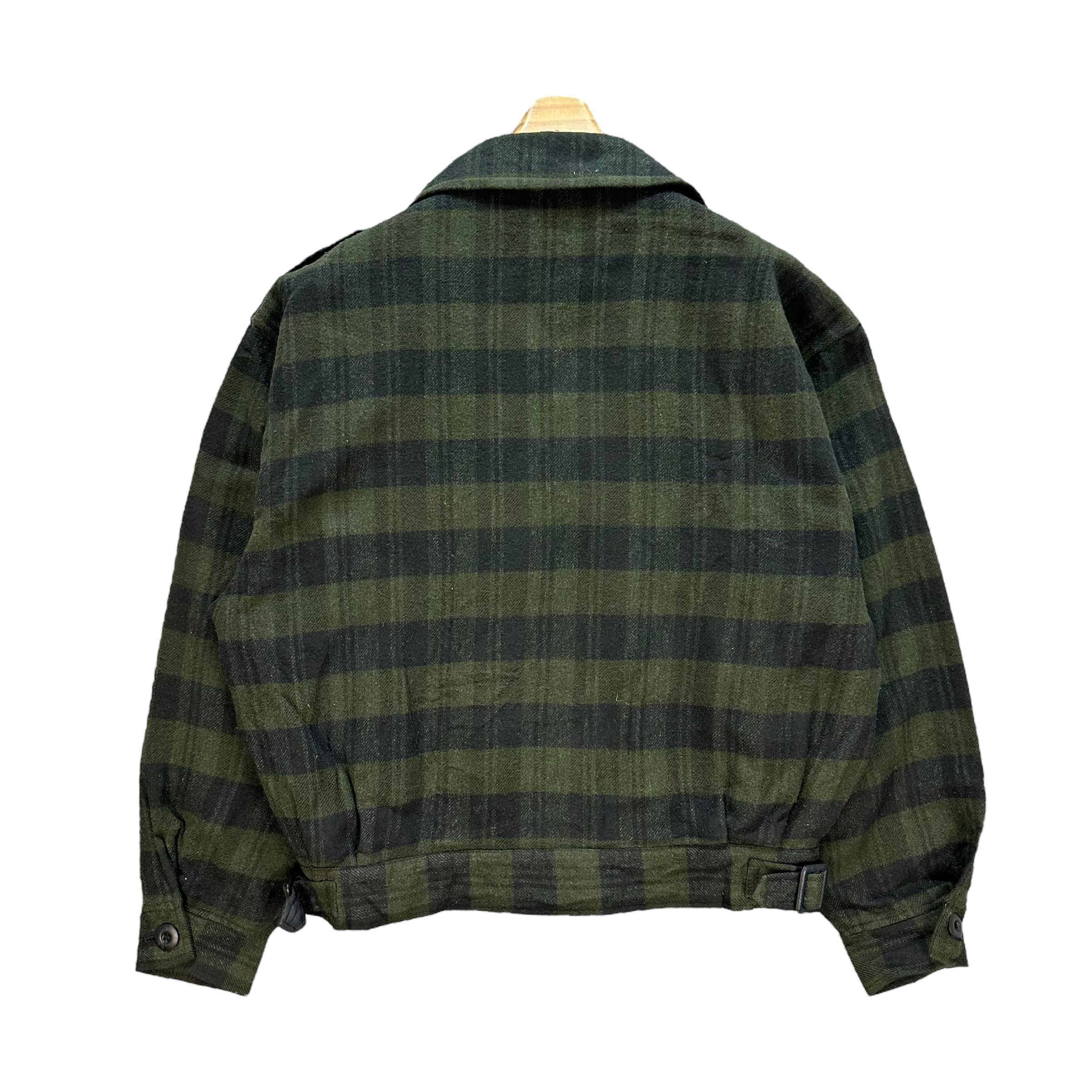 Vintage JIMI MACROAD Checked Double Breasted Wool Jacket #A8-0198 Size US L / EU 52-54 / 3 - 9 Thumbnail