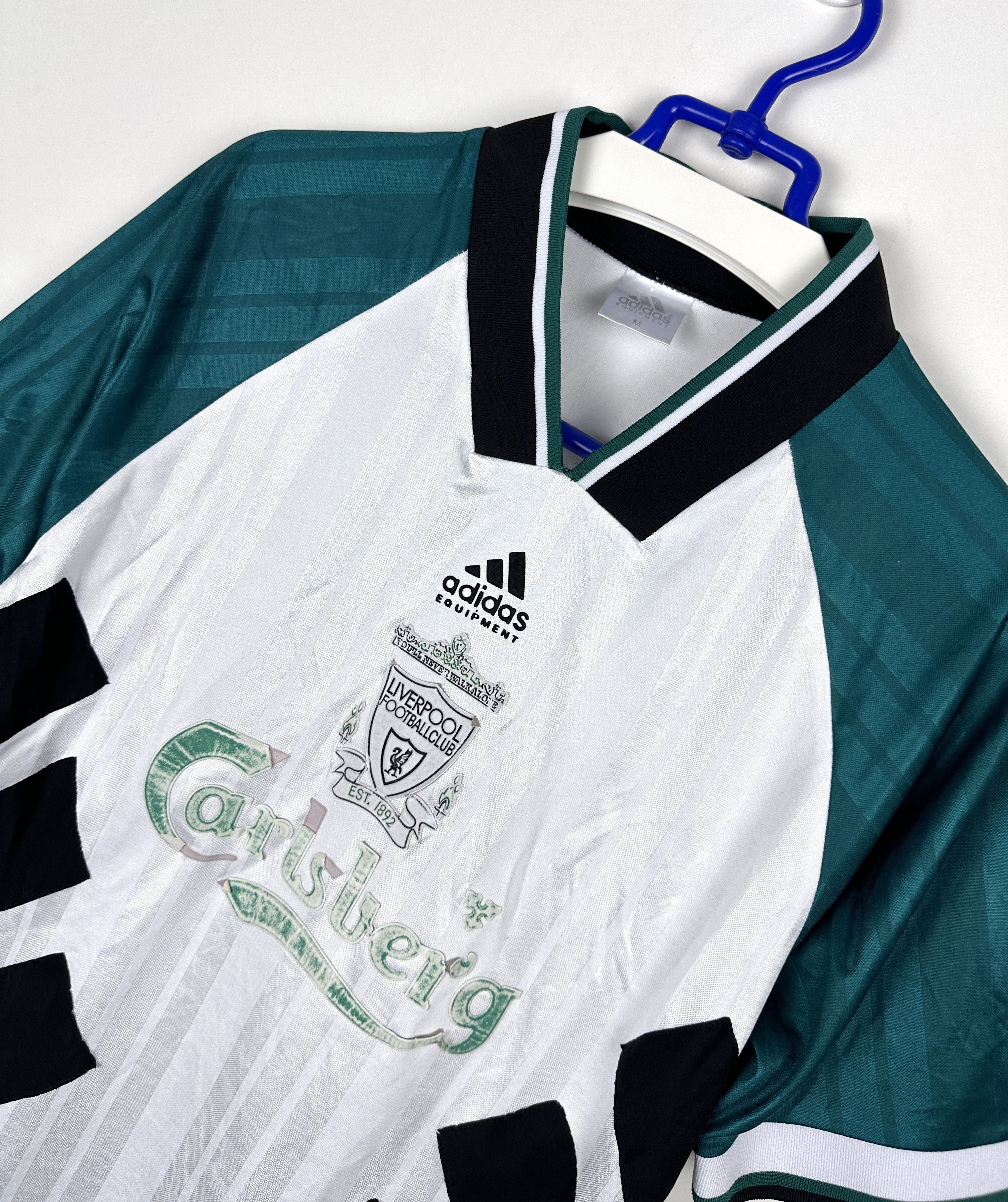 Adidas Vintage Adidas Equpment Liverpool 1993 football tee Size US M / EU 48-50 / 2 - 2 Thumbnail