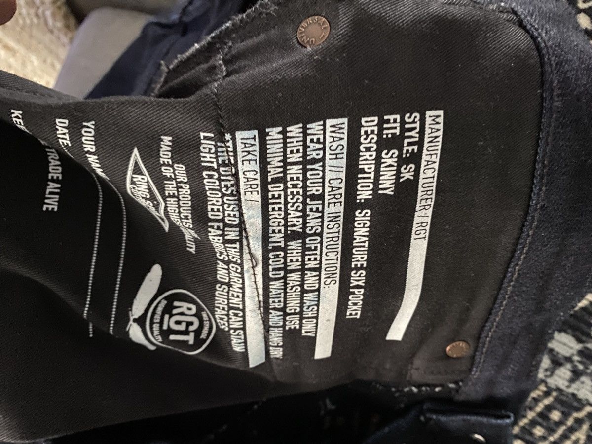 Rogue Territory Rogue Territory 31x30 - 17oz indigo X stealth SK cryptic Size US 31 - 3 Thumbnail