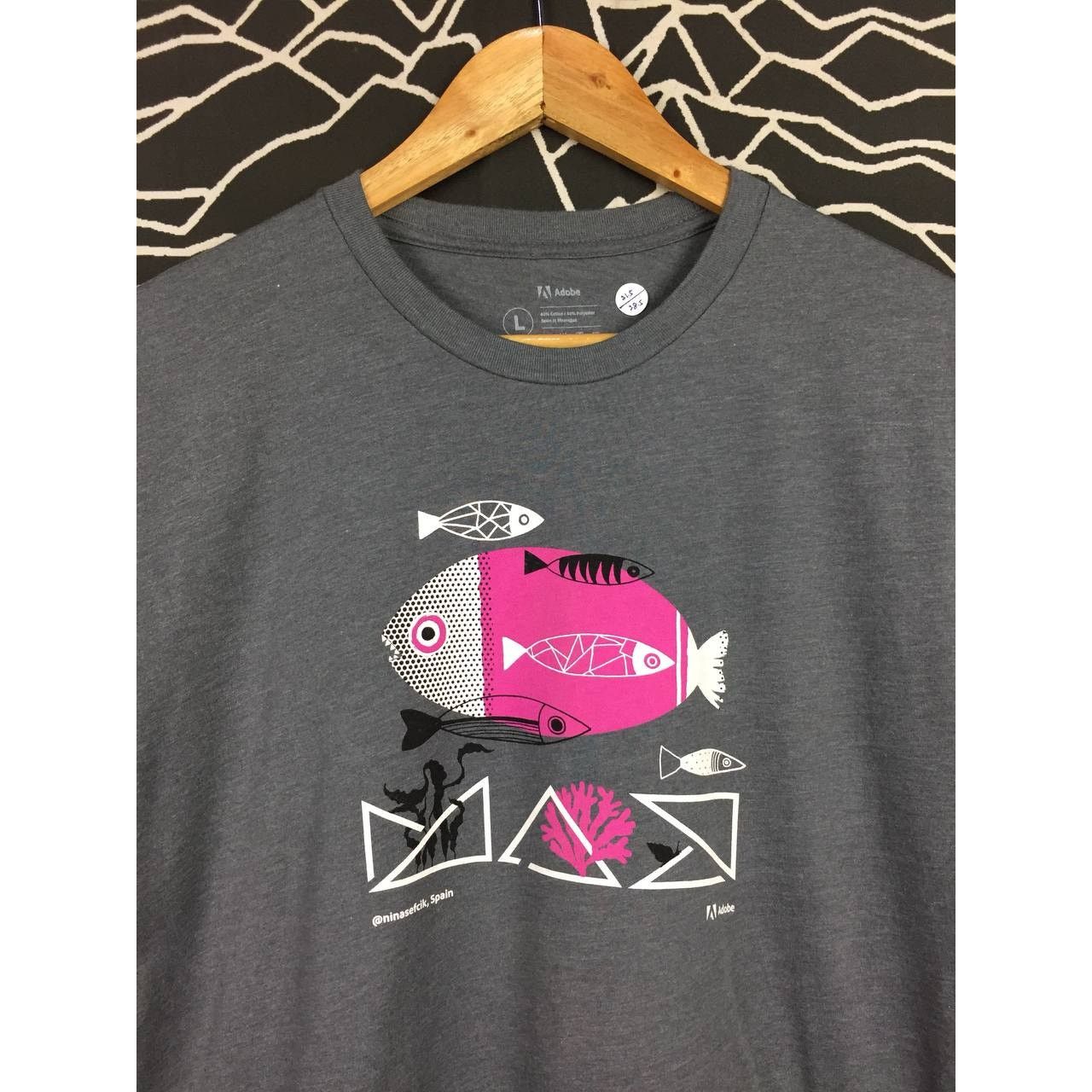 Vintage Adobe MAX 2021 Sweepstakes Graphic Design Techwear Tee Size US L / EU 52-54 / 3 - 3 Thumbnail