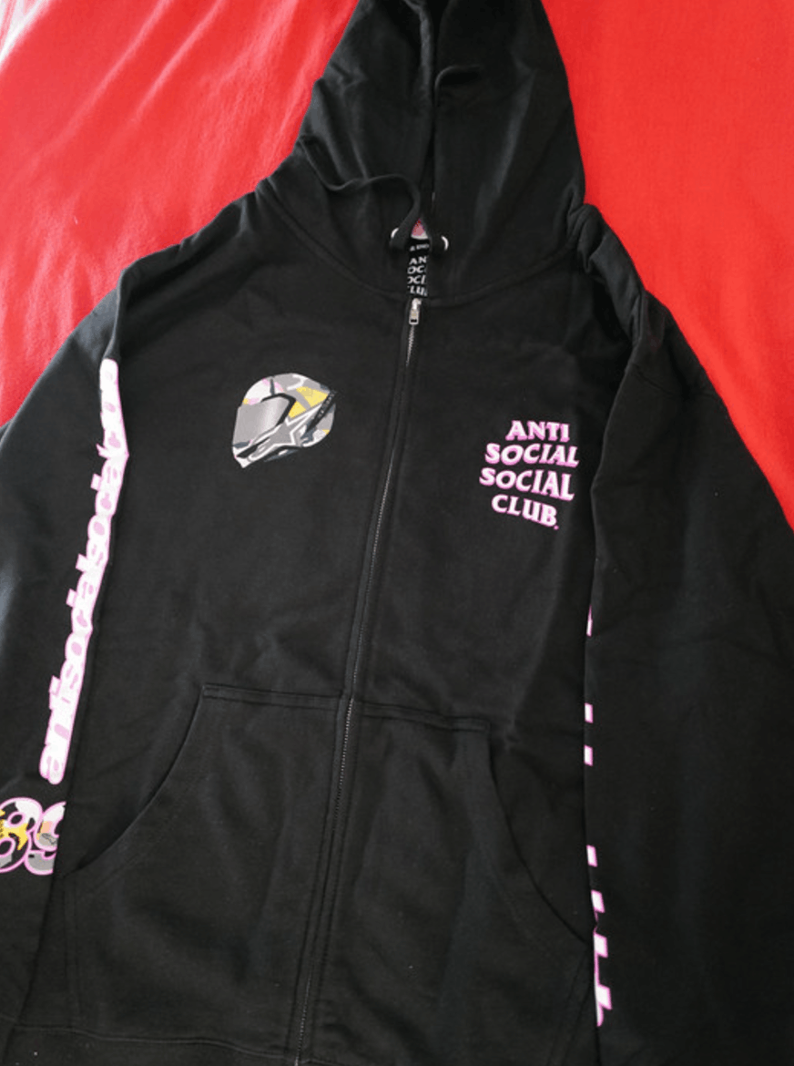 Anti Social Social Club x Alpinestars Slipstream Zip Hoodie
