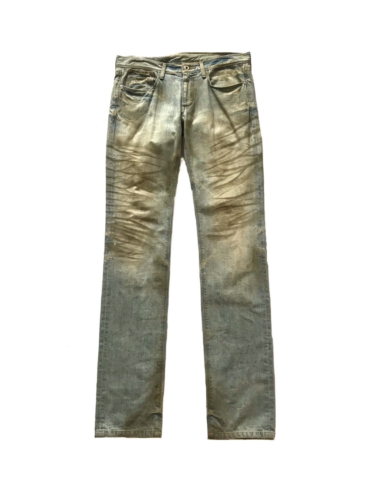 Black Barrett BLACK BARRETT BY NEIL BARRETT BLEACH DISTRESSED SLIM FIT Size US 32 / EU 48 - 1 Thumbnail