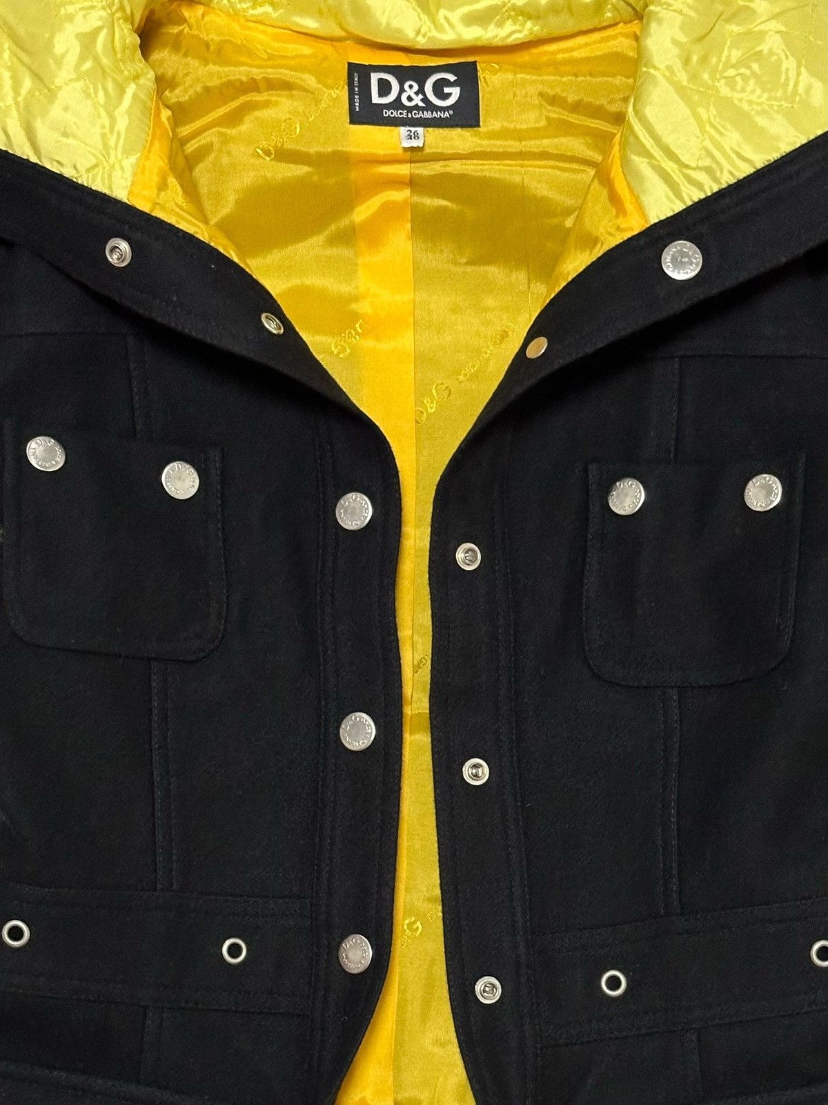 Dolce & Gabbana D&G Snap Button Detail Coat Size M / US 6-8 / IT 42-44 - 4 Thumbnail