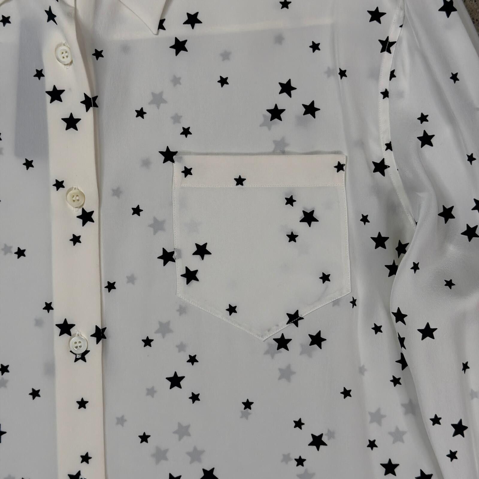 Prada Prada Silk Star Print Shirt Size US L / EU 52-54 / 3 - 3 Thumbnail